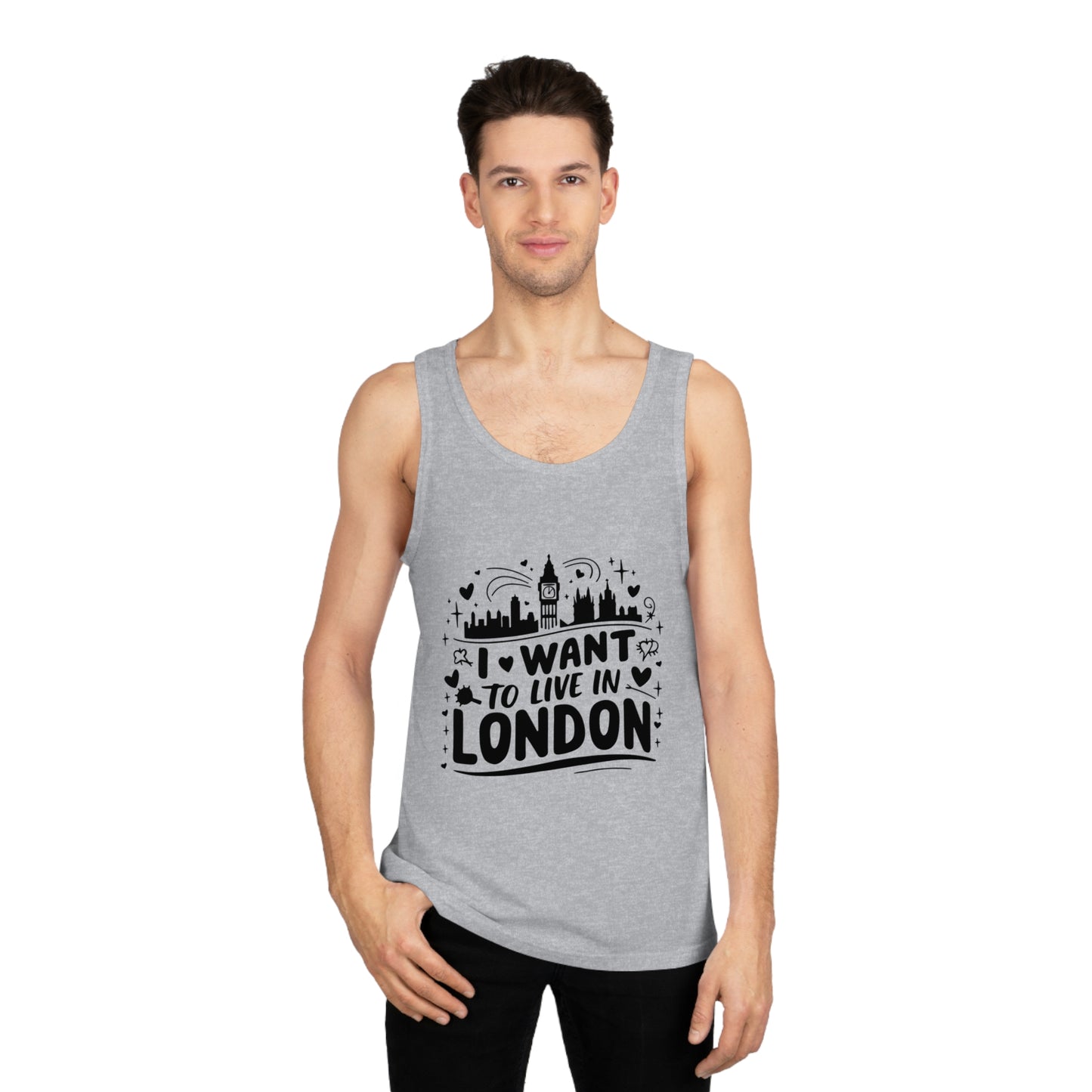 Unisex Softstyle™ Tank Top - I want to live in London
