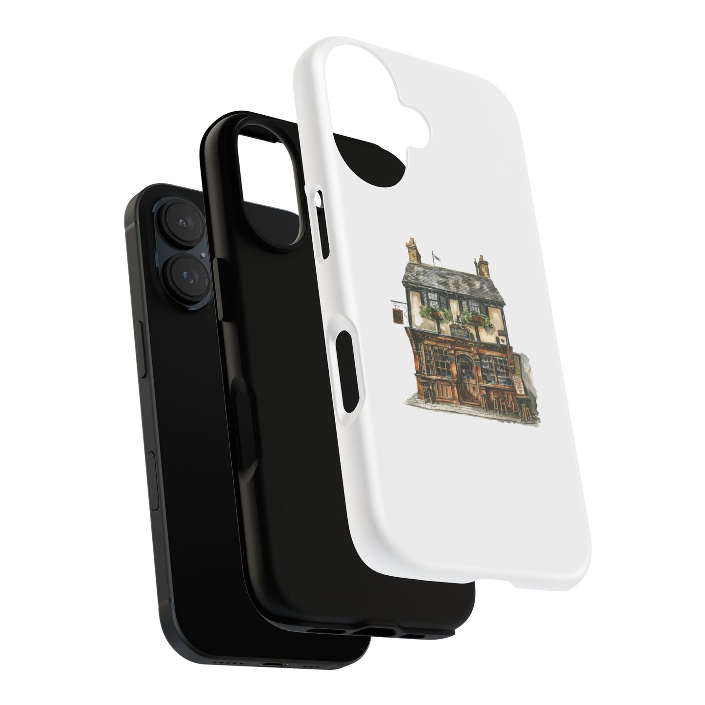 Artistic Phone Case with Cozy Cottage Design