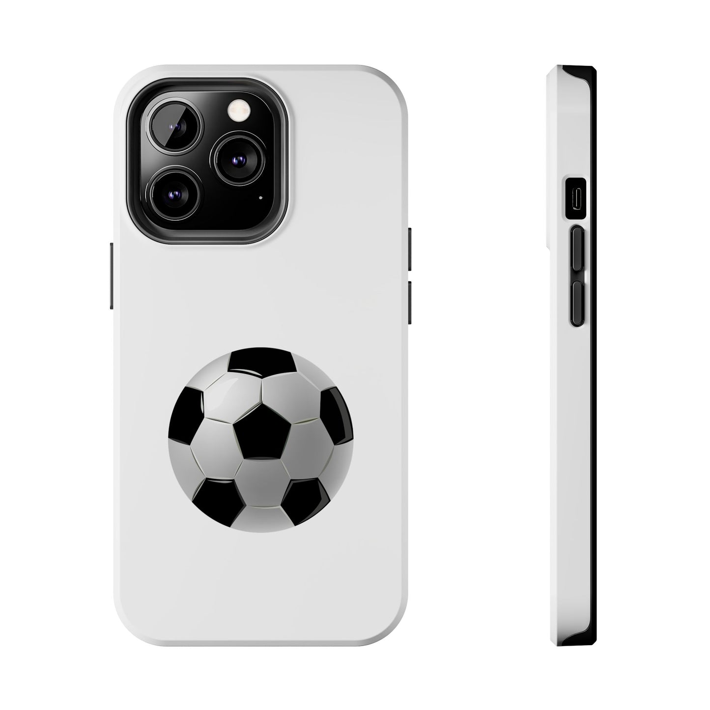 Soccer Ball Phone Case - Durable Tough Protector, Sports Lover Gift, Football Case, Custom Phone Cover, Gift for Him/Her