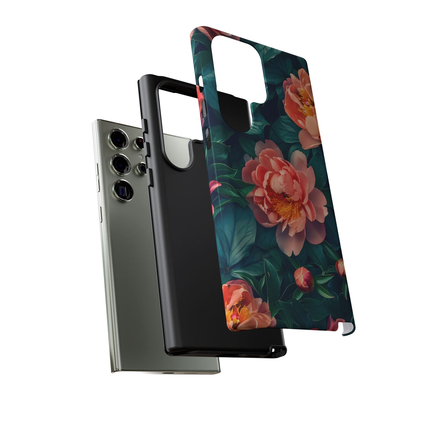 Floral Phone Case - Tough Cases, Flower Design, Botanical Art, Phone Accessory, Gift for Her, Nature Lovers