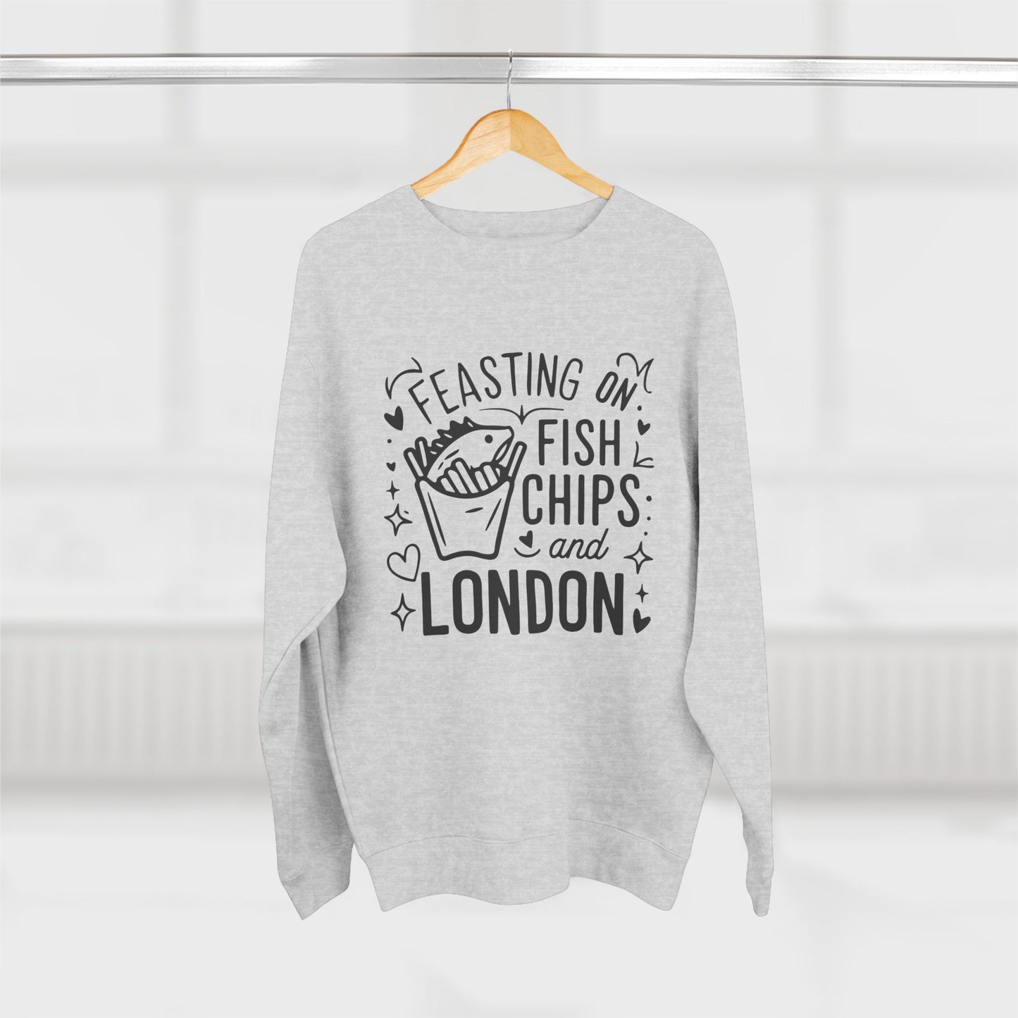Unisex Crewneck Sweatshirt - Fish Chips and London