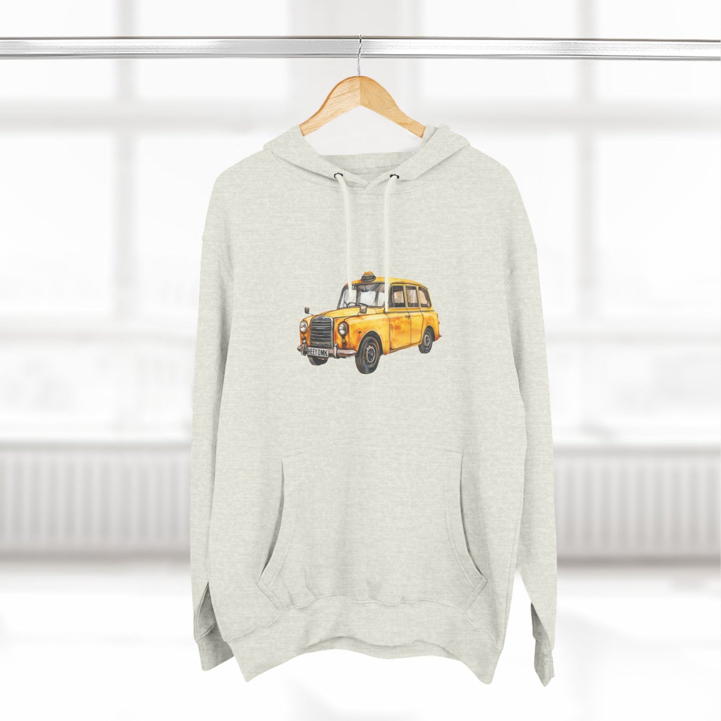 Vintage Car Classical Three-Panel Fleece Hoodie