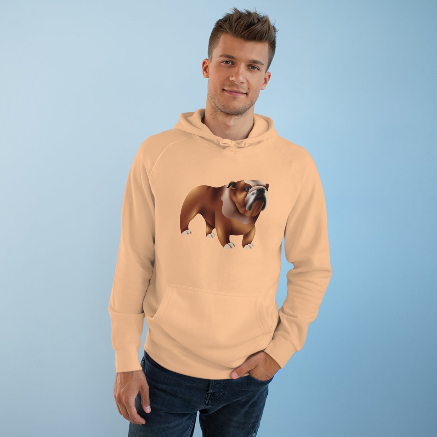 Trendy Unisex Hoodie - British Dog