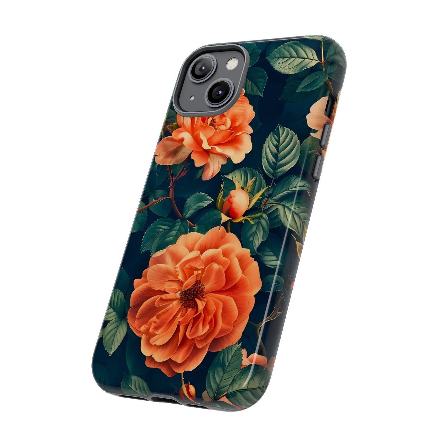 Floral Phone Case, Tough Cases for Nature Lovers, Botanical Design, Phone Protection, Gift for Her, Trending Floral Accessories