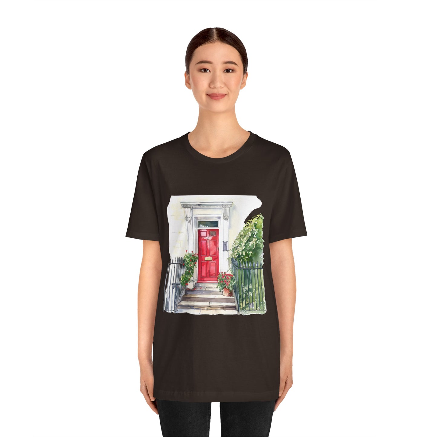 Unisex Jersey Short Sleeve Tee - Greenish British Beauty