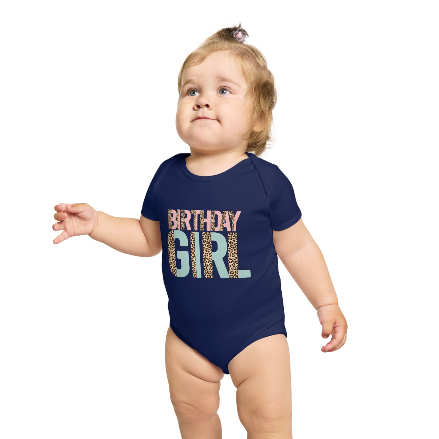 Birthday Girl Short Sleeve Baby Bodysuit | Perfect for Celebrations