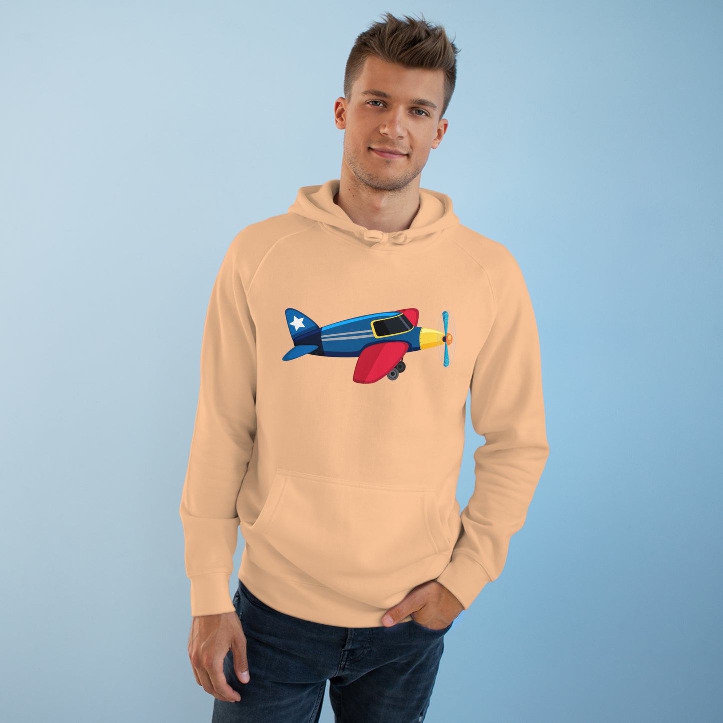 Unisex Hoodie - Versatile Retro Aviation Design