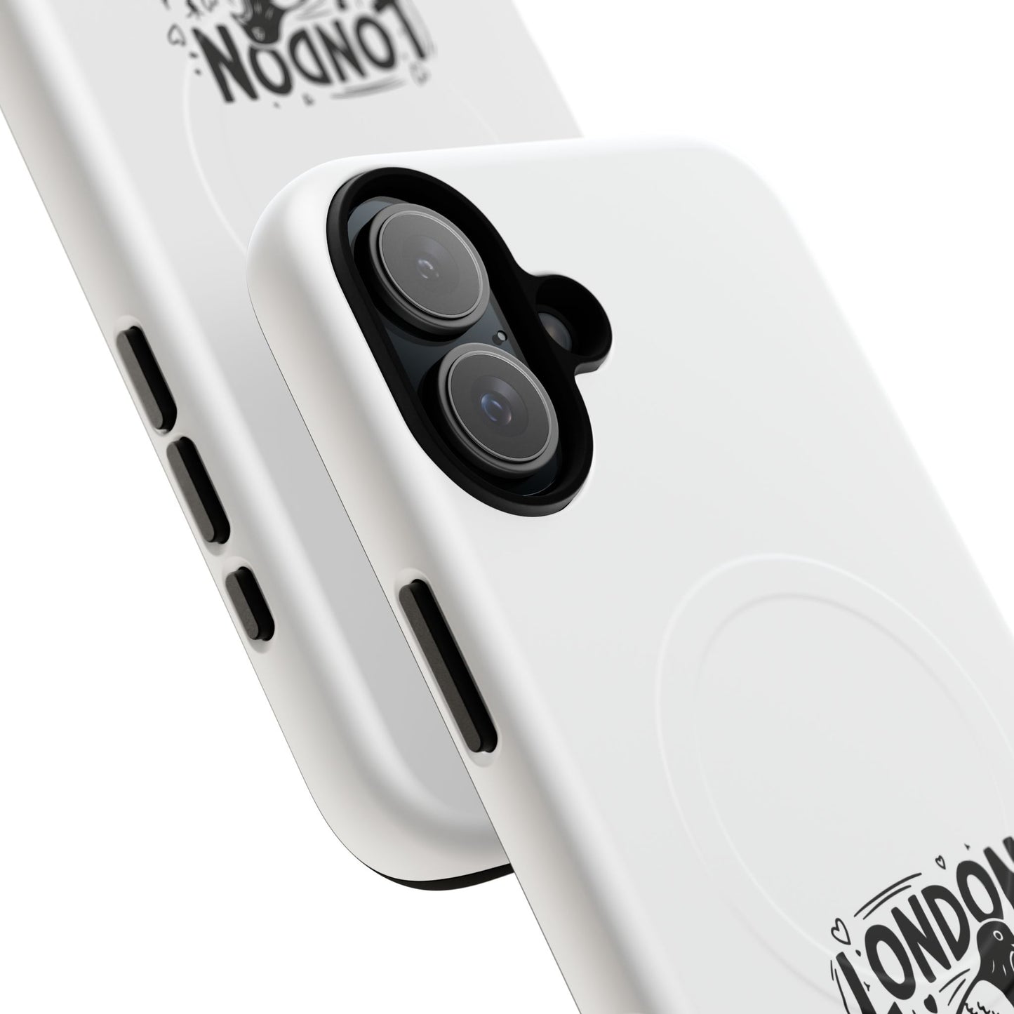 London Pigeon Rule Magnetic Phone Case, Tough Phone Cover, Gift for London Lovers, Unique Phone Accessories, Stylish Protection