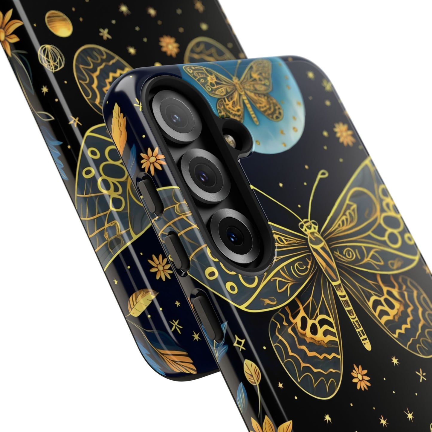 Butterfly Galaxy Phone Case | Tough Cases for Nature Lovers, Unique Phone Covers, Gift for Her, Boho Style, Floral Design