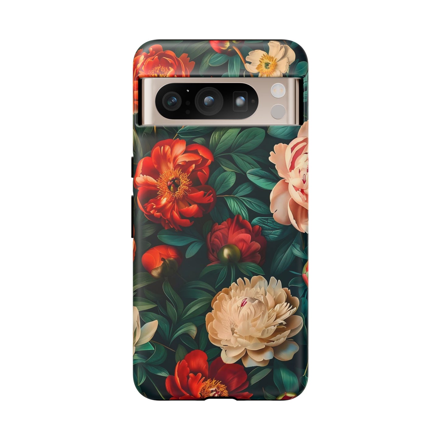 Floral Phone Case - Tough Cases, Vibrant Protection, Gift for Her, Cute Floral Design, Trendy Accessory, Perfect for Spring
