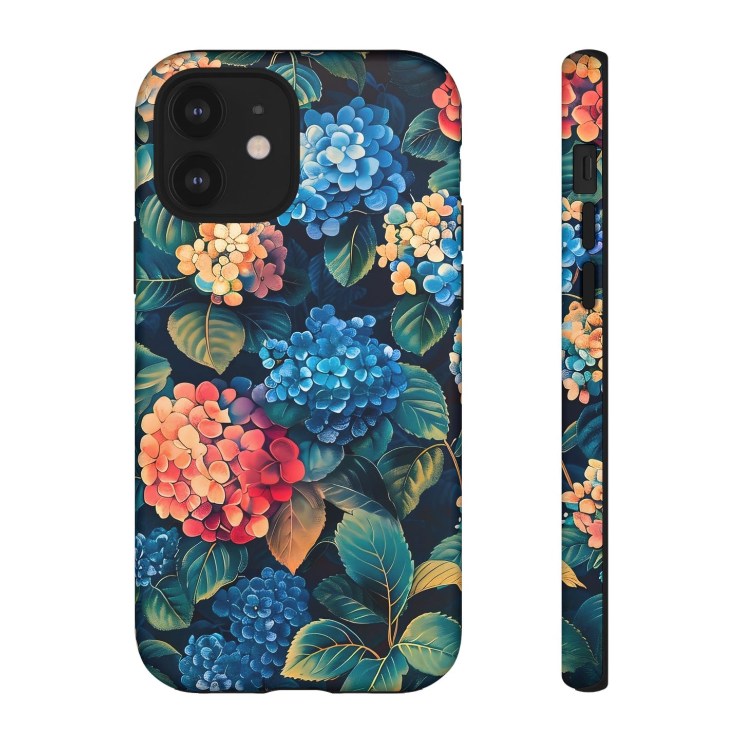 Floral Phone Case, Stylish Tough Case for Gardener Gift, Flower Lover Accessory, Pretty Floral Design, Protective Case