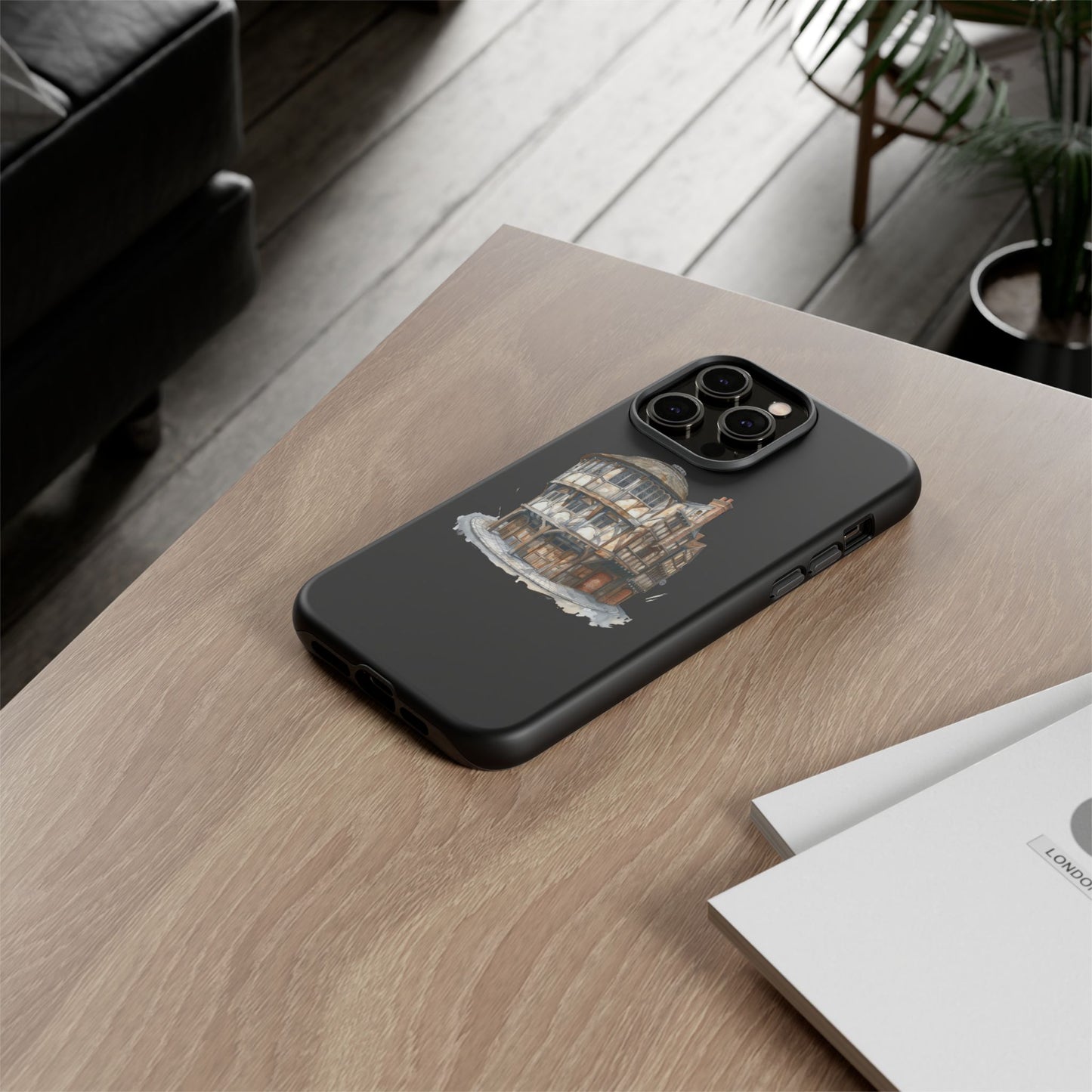 Stylish Phone Case featuring Unique Building Design, Art Lover Gift, Durable Phone Cover, Trendy Gadget Accessory, Unique Gift for Her