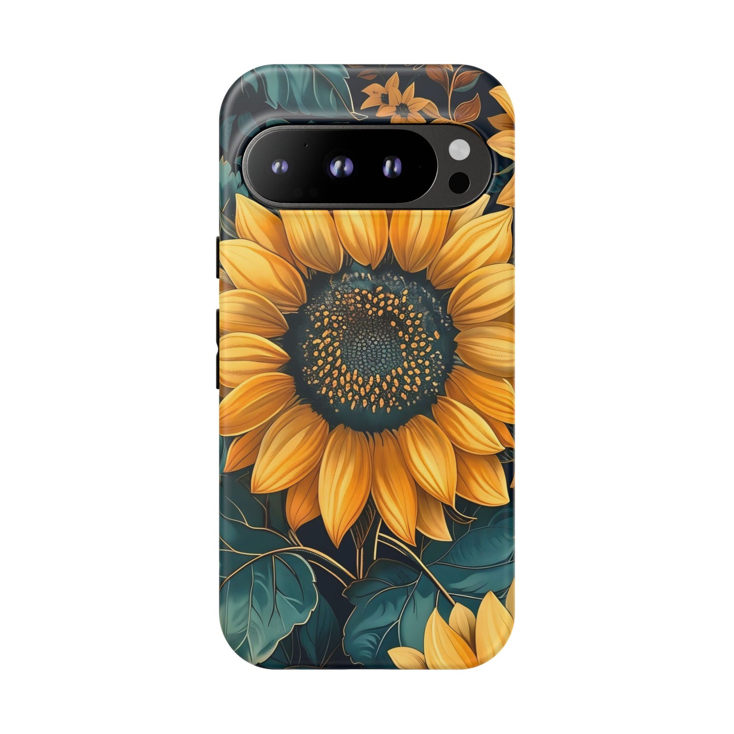 Sunflower Phone Case - Bright Floral Design, Stylish Tough Cover for Sunflower Lovers, Gift for Plant Enthusiasts, Mom Gift, Nature Lovers