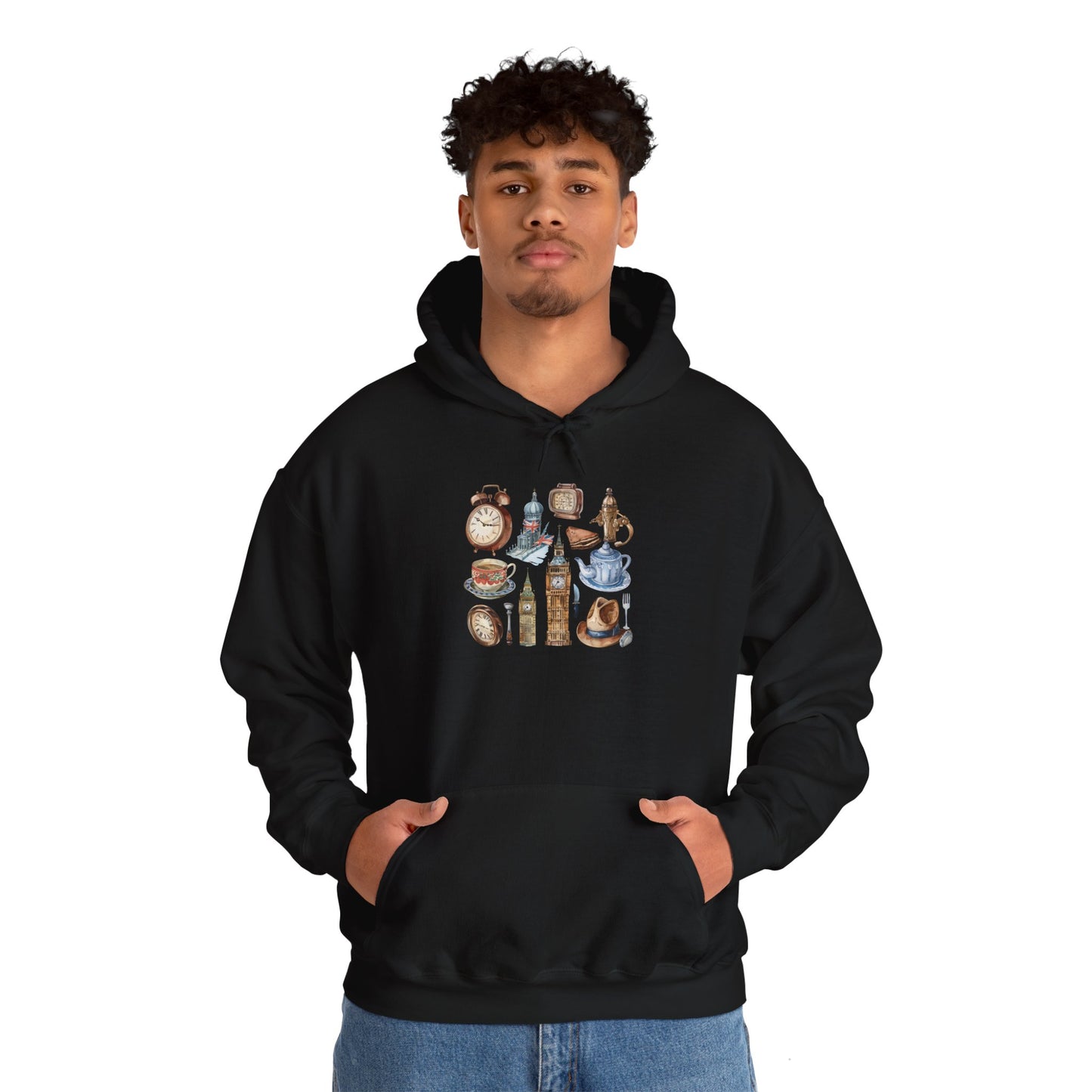 Unisex Heavy Blend™ Hooded Sweatshirt - Iconic Vintage England