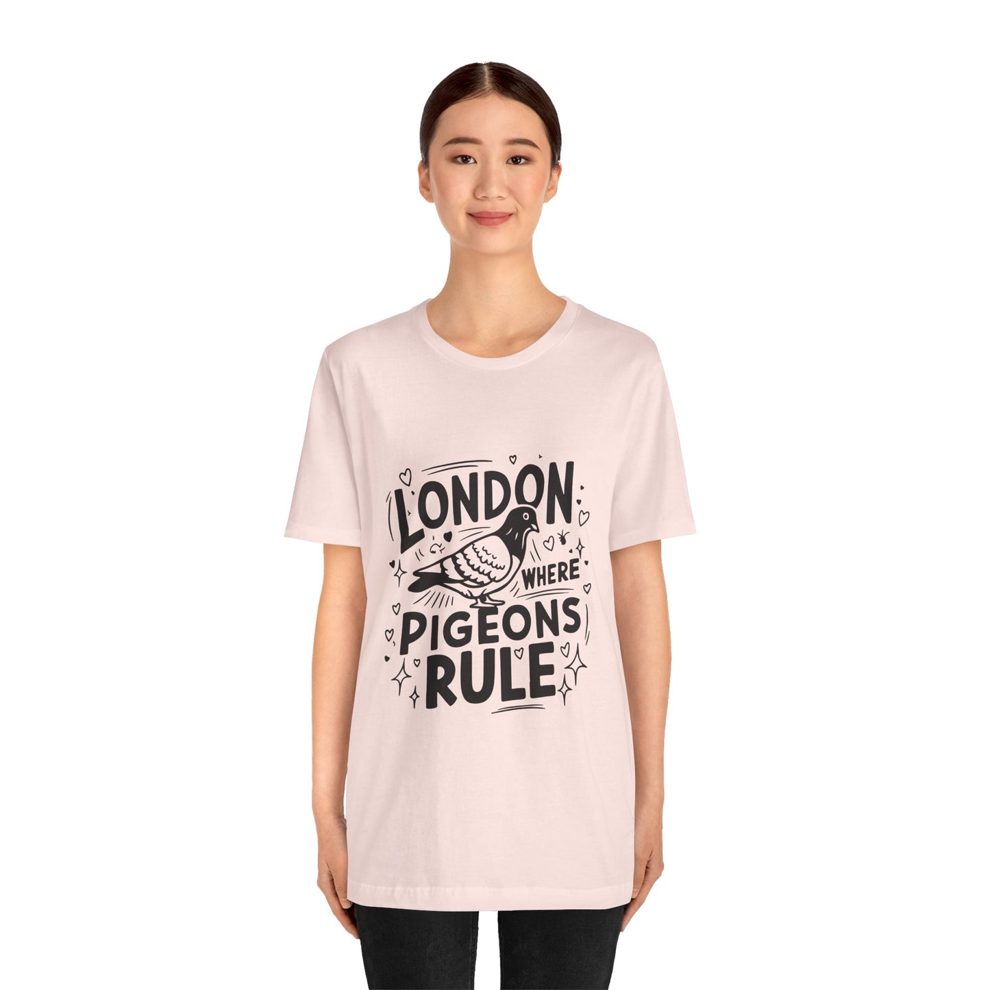Unisex Jersey Short Sleeve Tee - London where Pigeons Rule