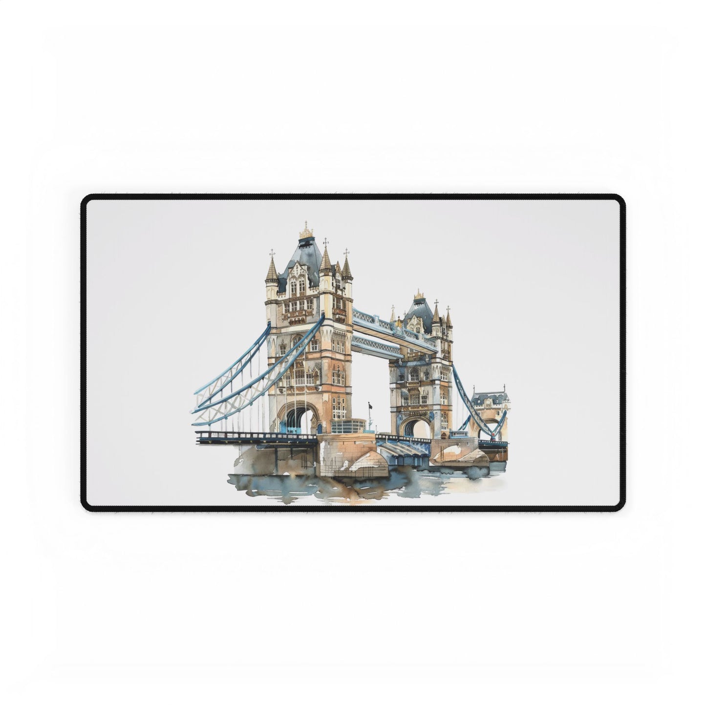 London Bridge Desk Mat, Elegant Desk Pad, Office Decor, Gift for Home Office, Unique Mouse Pad