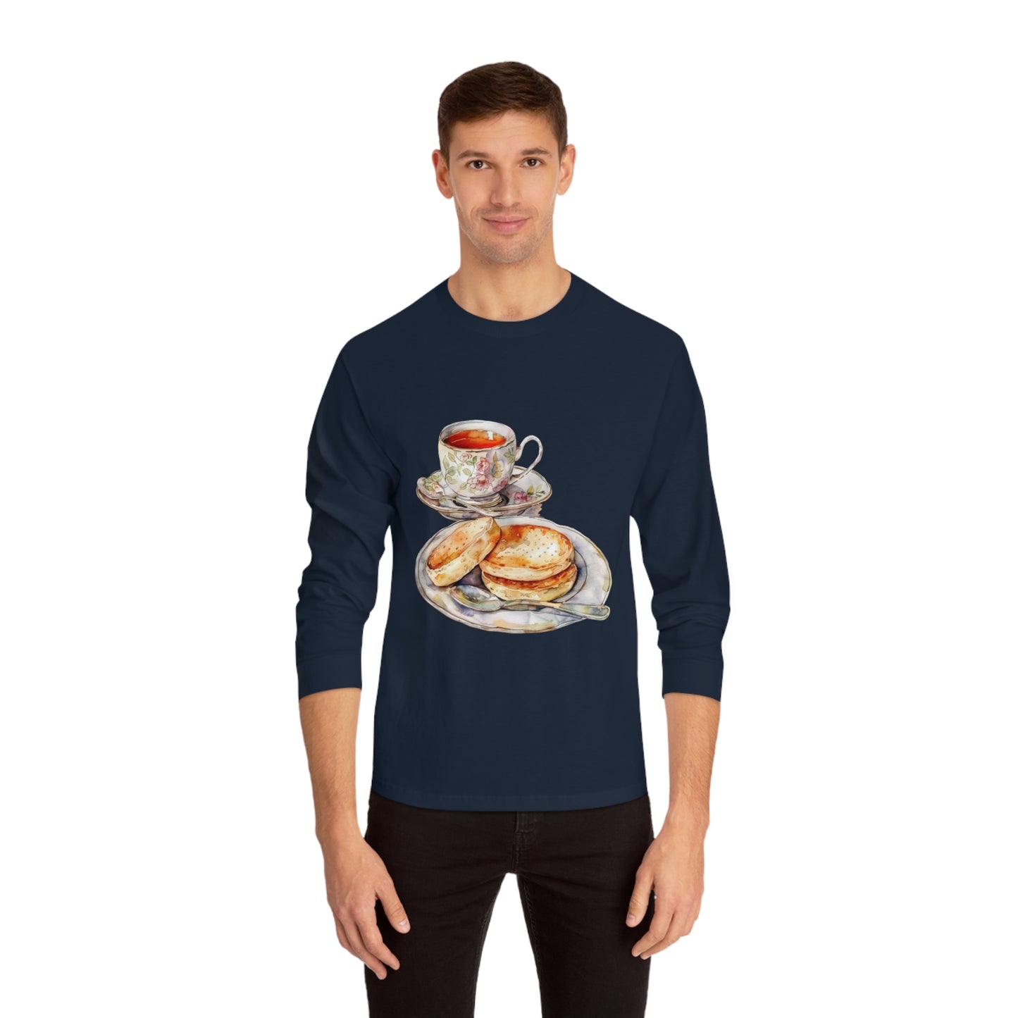 Unisex Classic Long Sleeve T-Shirt - British Food - Traditional Dishes and Culinary Delights