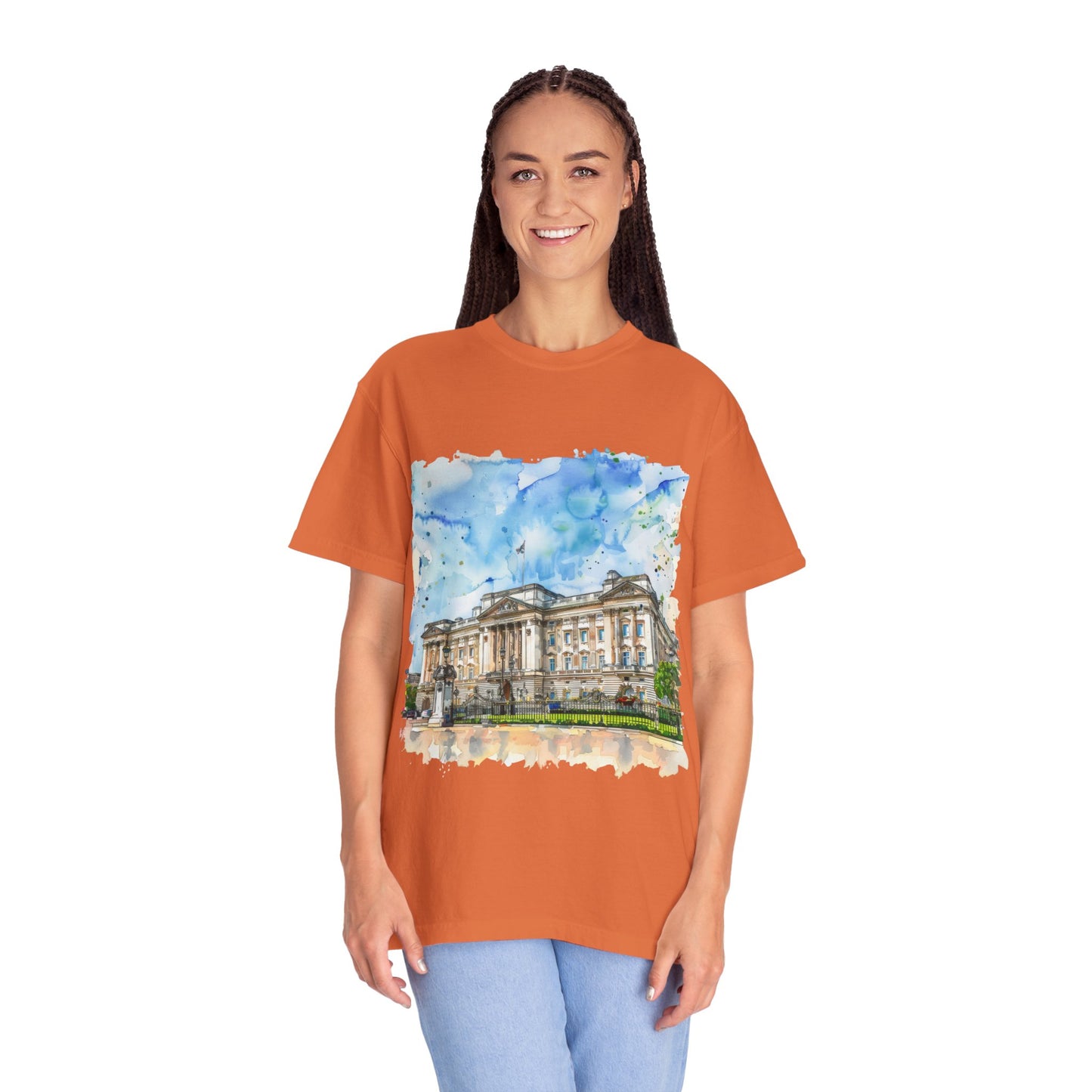 Unisex Garment-Dyed T-shirt - England Aesthetics - Embracing Classic British Charm and Style