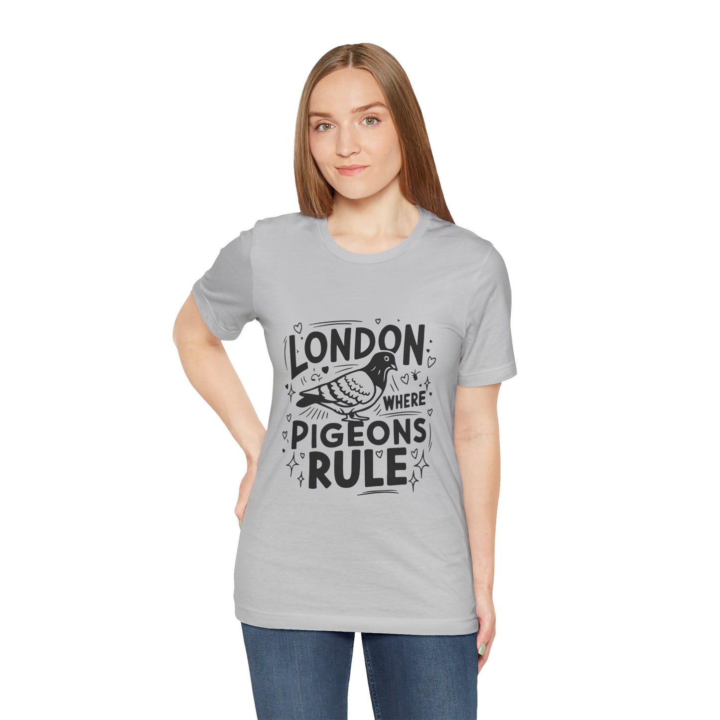 Unisex Jersey Short Sleeve Tee - London where Pigeons Rule