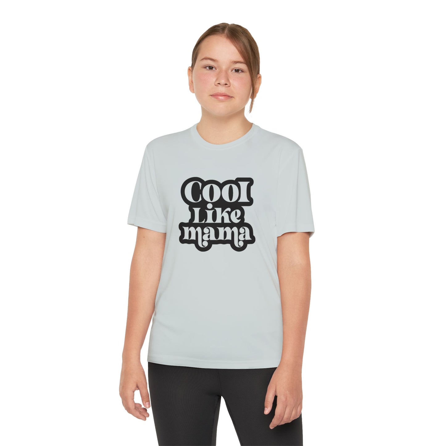 Youth Competitor Tee - Cool Like Mama T-Shirt for Trendy Kids