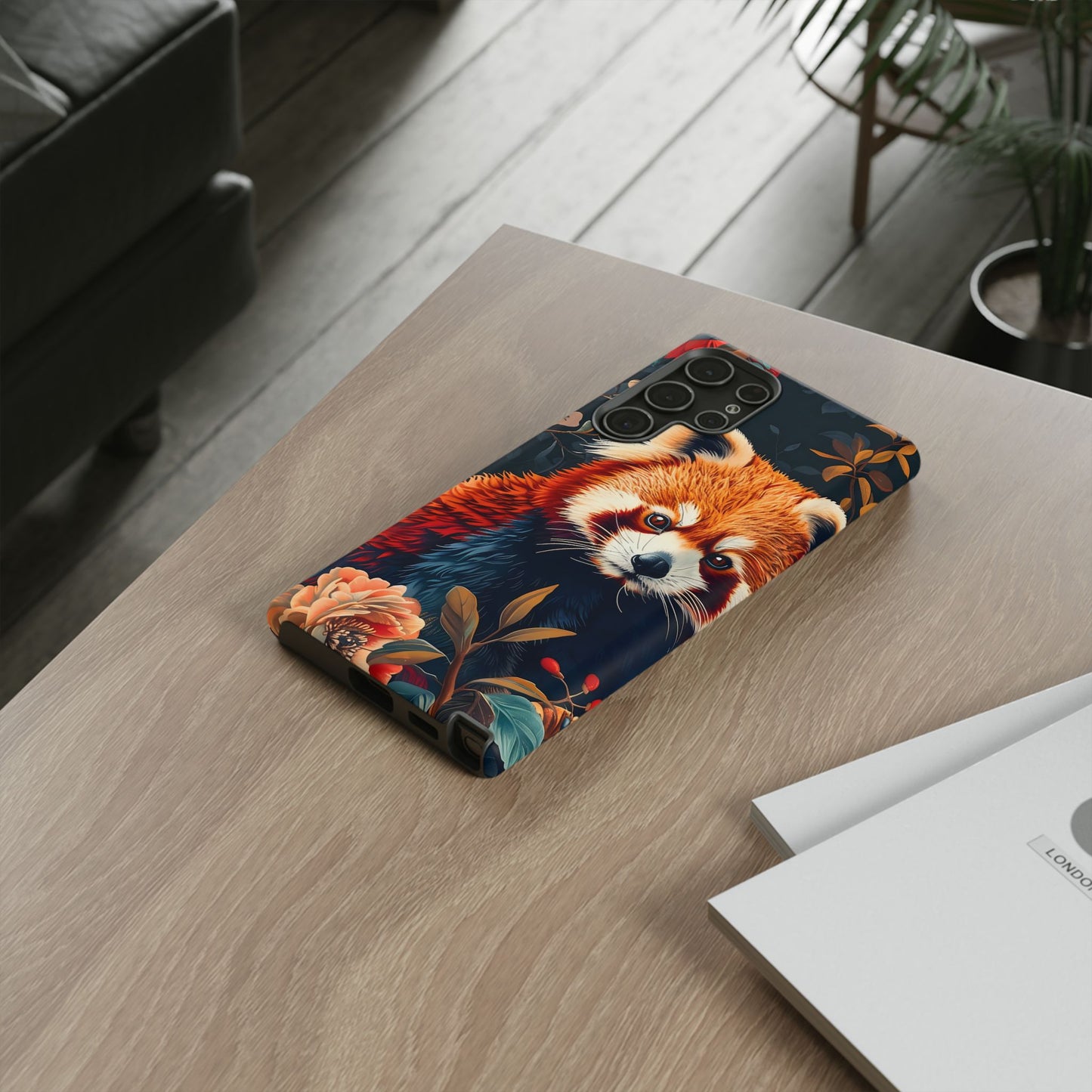 Cute Red Panda Phone Case, Wildlife Lover Gift, Tough Cases for iPhone, Nature-Themed Phone Cover, Animal Art Shell, Cute Tech Accessories
