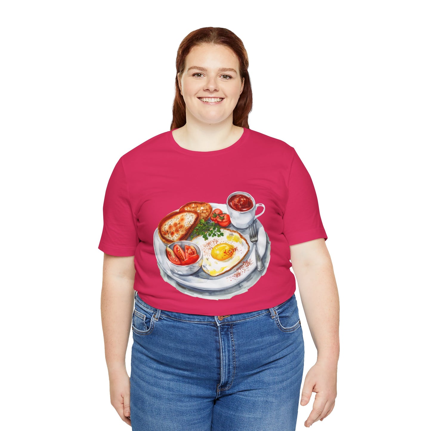 Unisex Jersey Short Sleeve Tee - From Pies to Puddings - Classic British Dishes