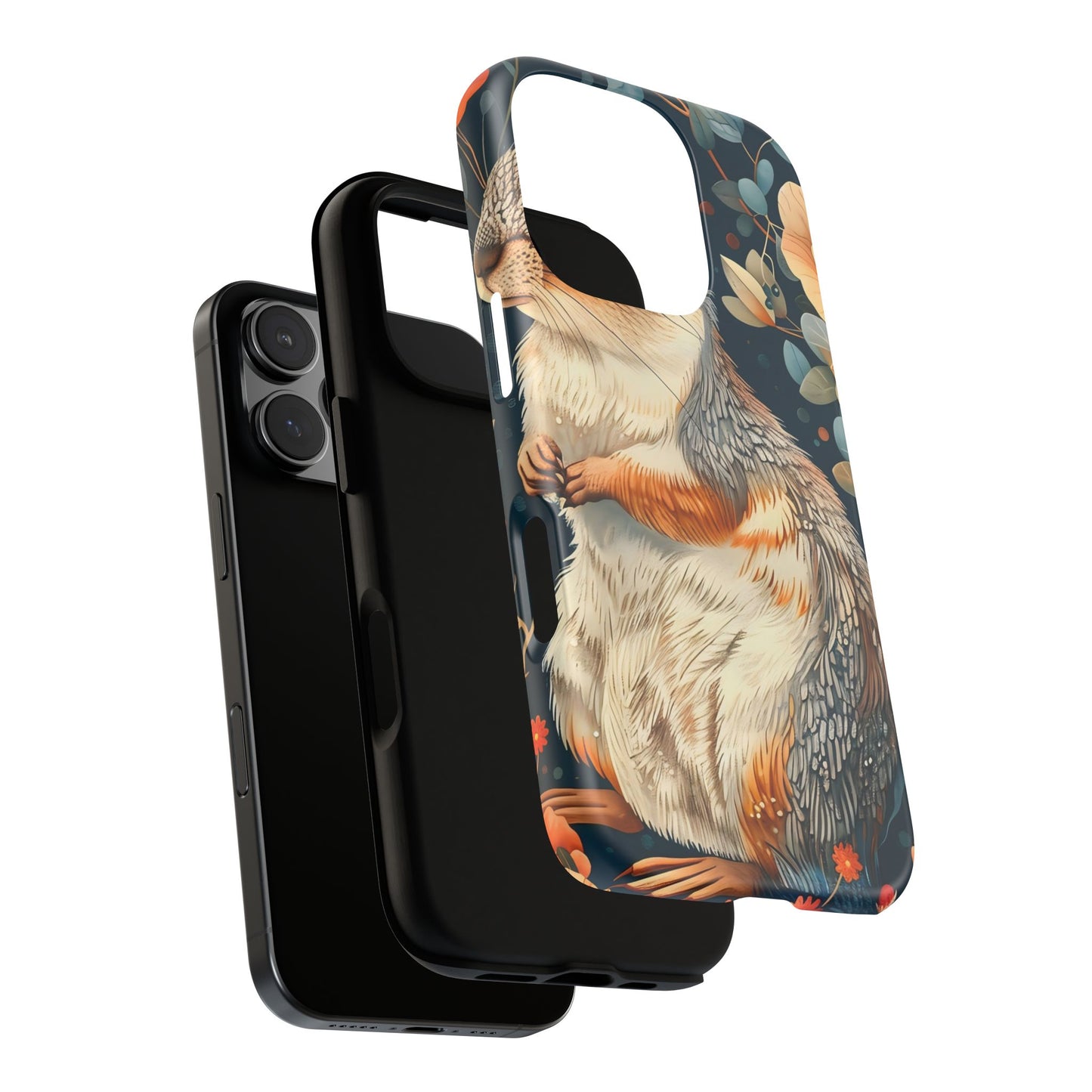 Cute Animal Phone Case, Tough Cases with Adorable Design, Perfect for Gifts, Nature Lovers, Holiday Decor, Eco-Friendly