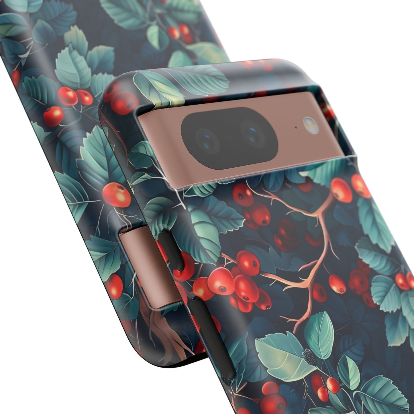 Berry Blossom Phone Case - Nature Lover's Gift, Floral Design, Cute Accessory for Spring, Unique Tech Cover, Perfect for Holidays