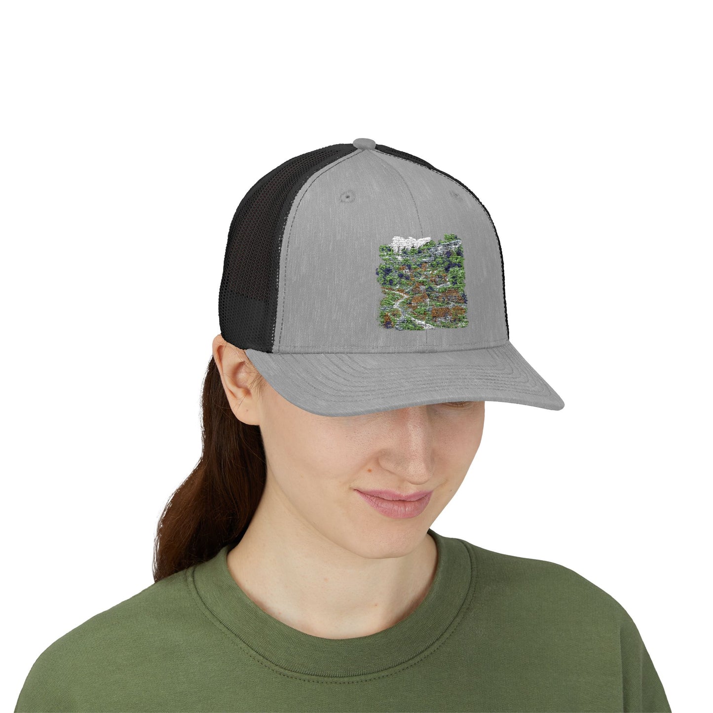 Oregon Nature Snapback Trucker Cap | Outdoor Style Hat, Gift for Nature Lovers, Travel Hat, Fashion Accessory, Unique Cap