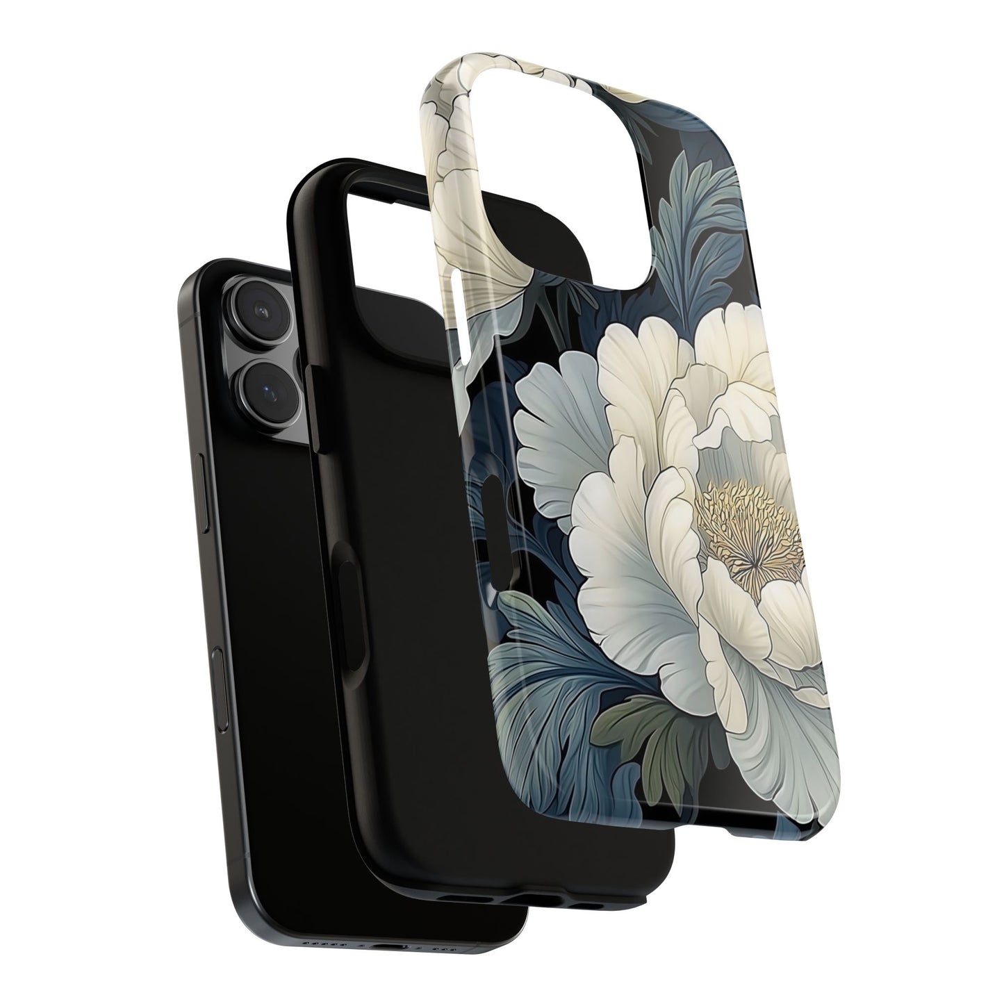 Floral Phone Case - Elegant Tough Cases for Nature Lovers, Stylish Protective Cover for Gifts, Birthdays, Mom's Day, Floral Design