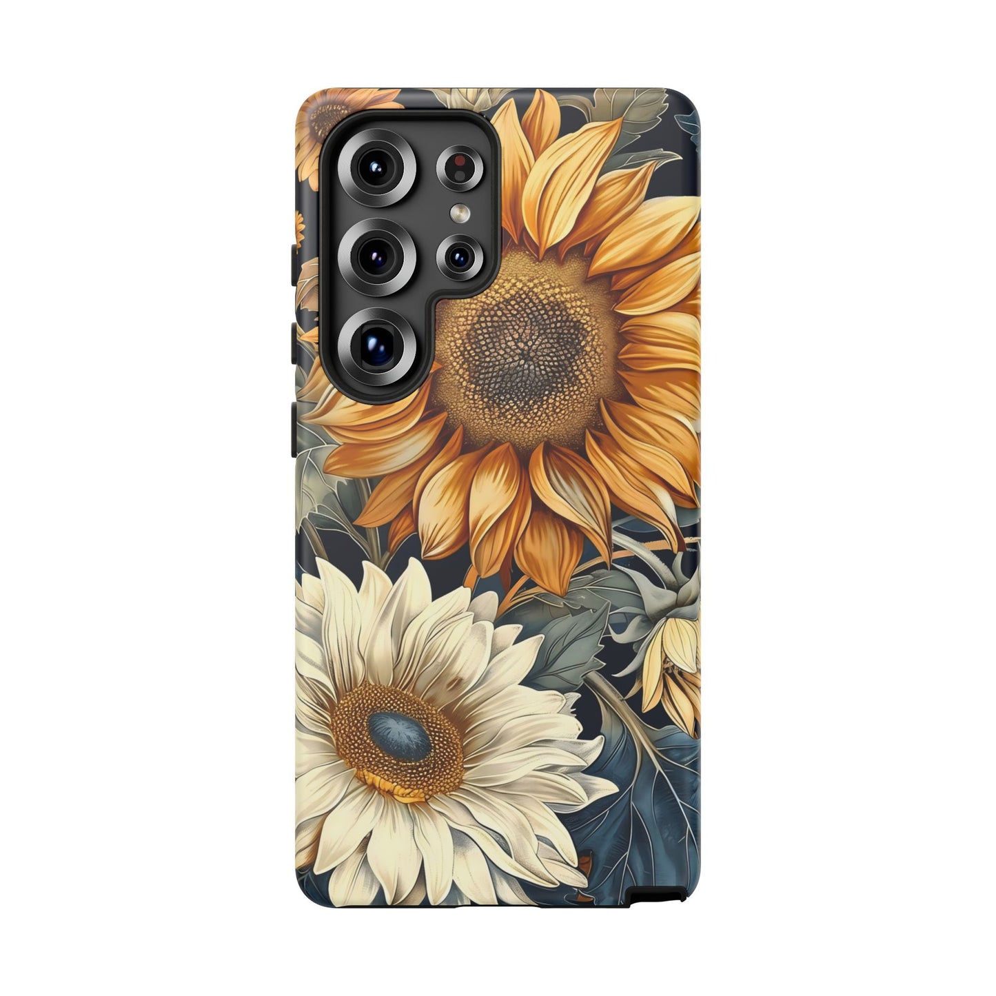 Sunflower Phone Case, Floral Tough Phone Cover, Gift for Nature Lovers, Phone Accessories, Sunflower Gifts