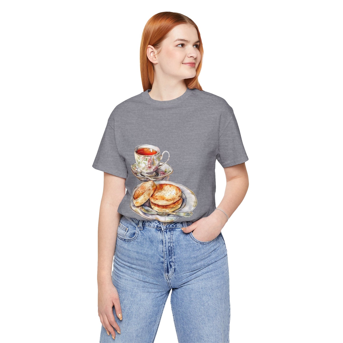 Unisex Jersey Short Sleeve Tee - A Taste of Tradition - Iconic British Cuisine