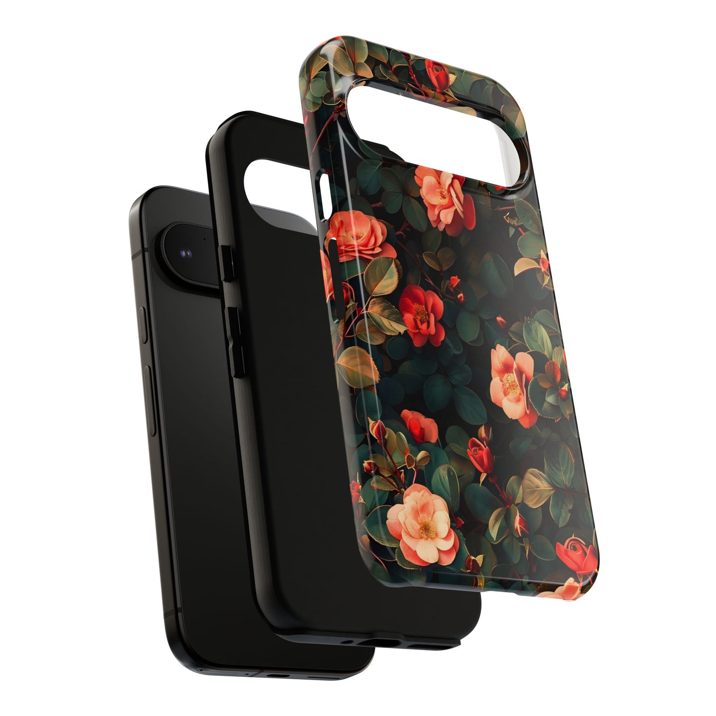 Floral Phone Case - Elegant Floral Design, Tough Protective Case, Perfect Gift for Her, Trendy Phone Accessories, Mother’s Day, Birthday
