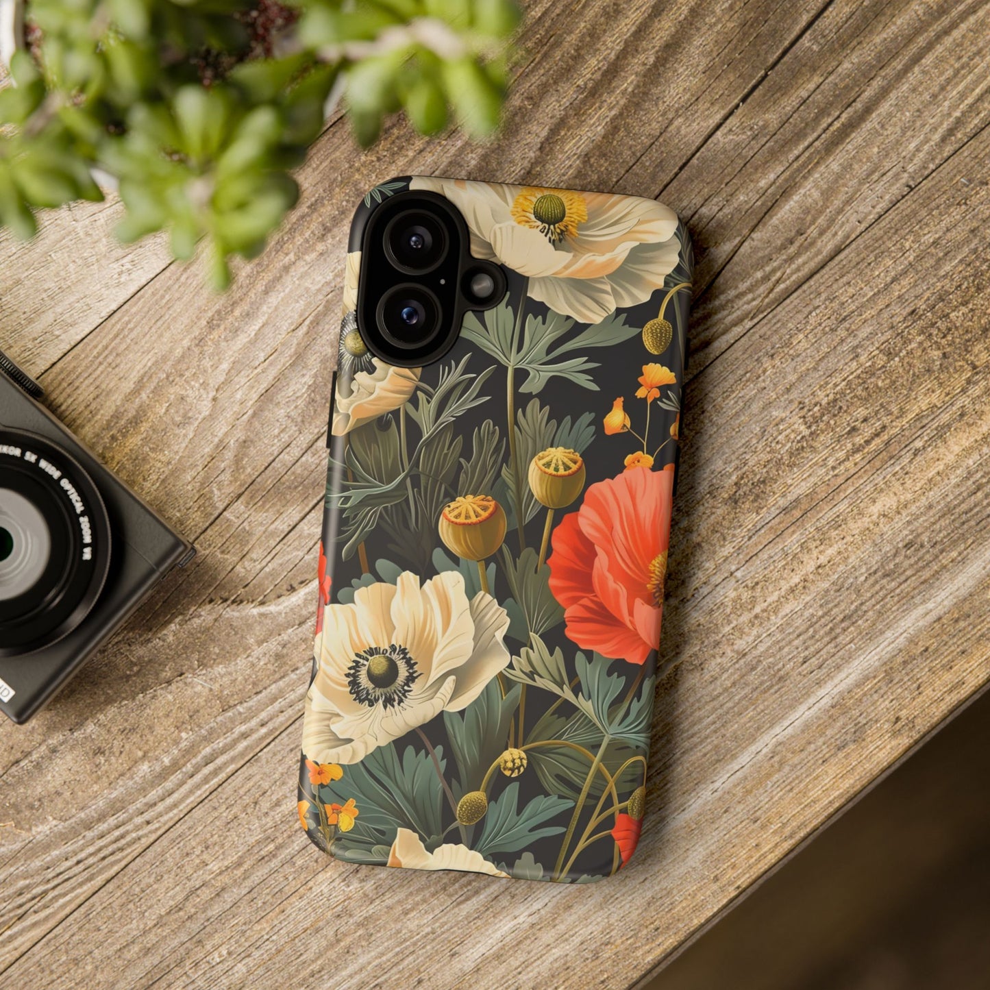 Floral Phone Case - Tough Cases with Vibrant Garden Design, Phone Accessory, Gift for Her, Spring Style, Nature Lover