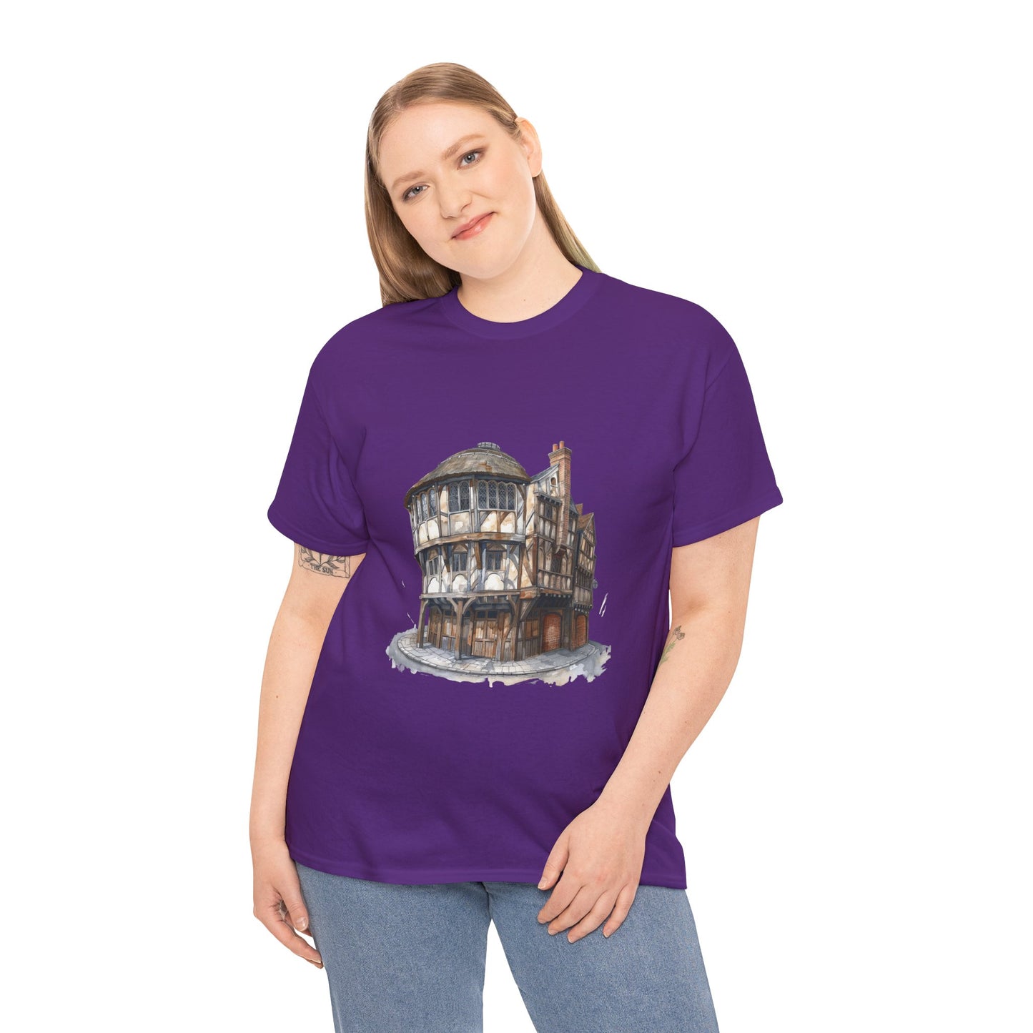 Unisex Heavy Cotton Tee - Pints and Stories - Life at a British Pub