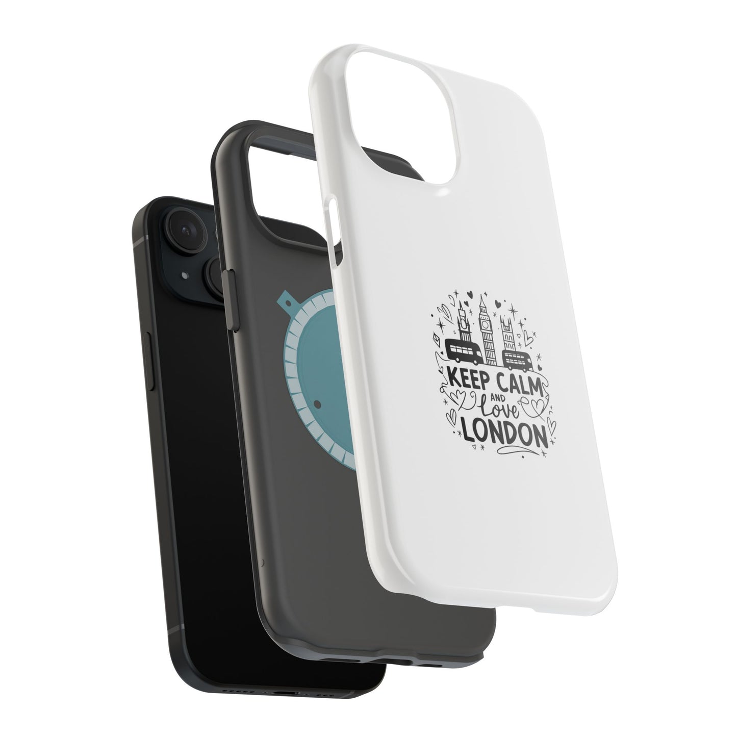 Keep Calm and Love London Magnetic Phone Case