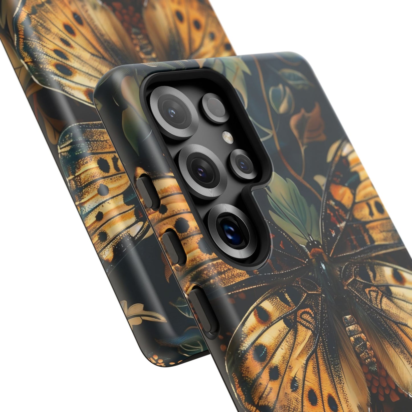 Butterfly Floral Phone Case, Tough Cases, Protective Cover, Unique Gift, Nature Lover, Art Print, Spring Decor