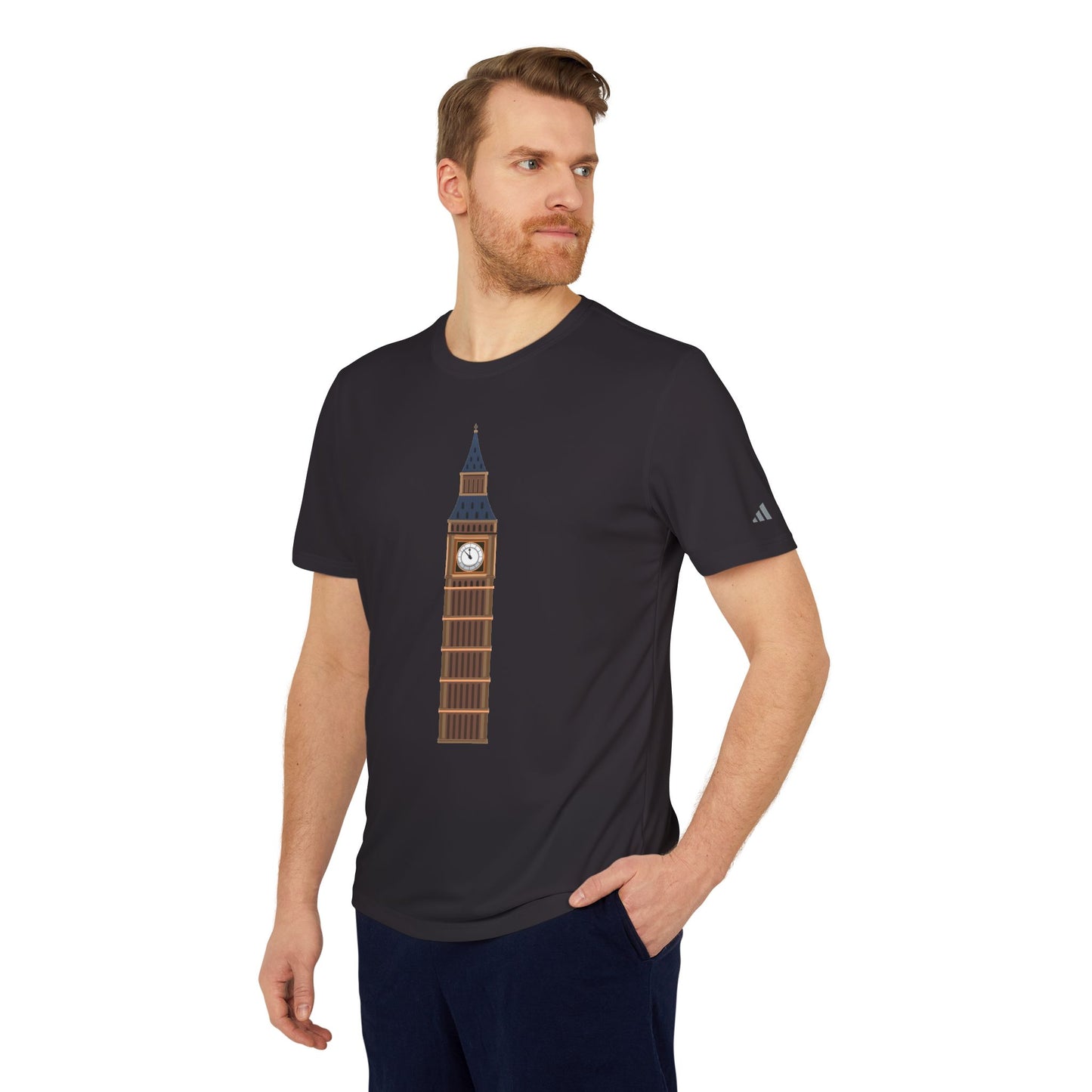 adidas Unisex Sport T-shirt - Echoes of London: Big Ben’s Legacy