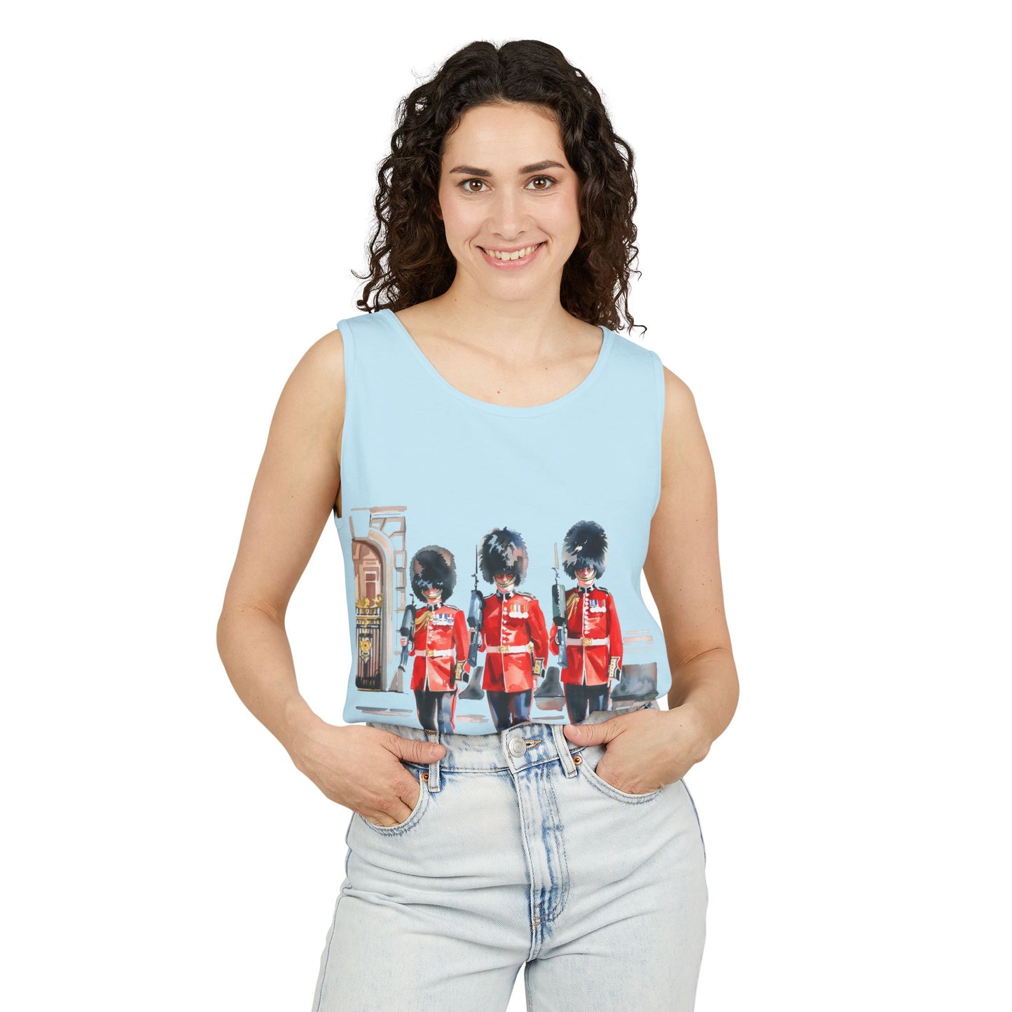 Unisex Garment-Dyed Tank Top - British Royal Guard