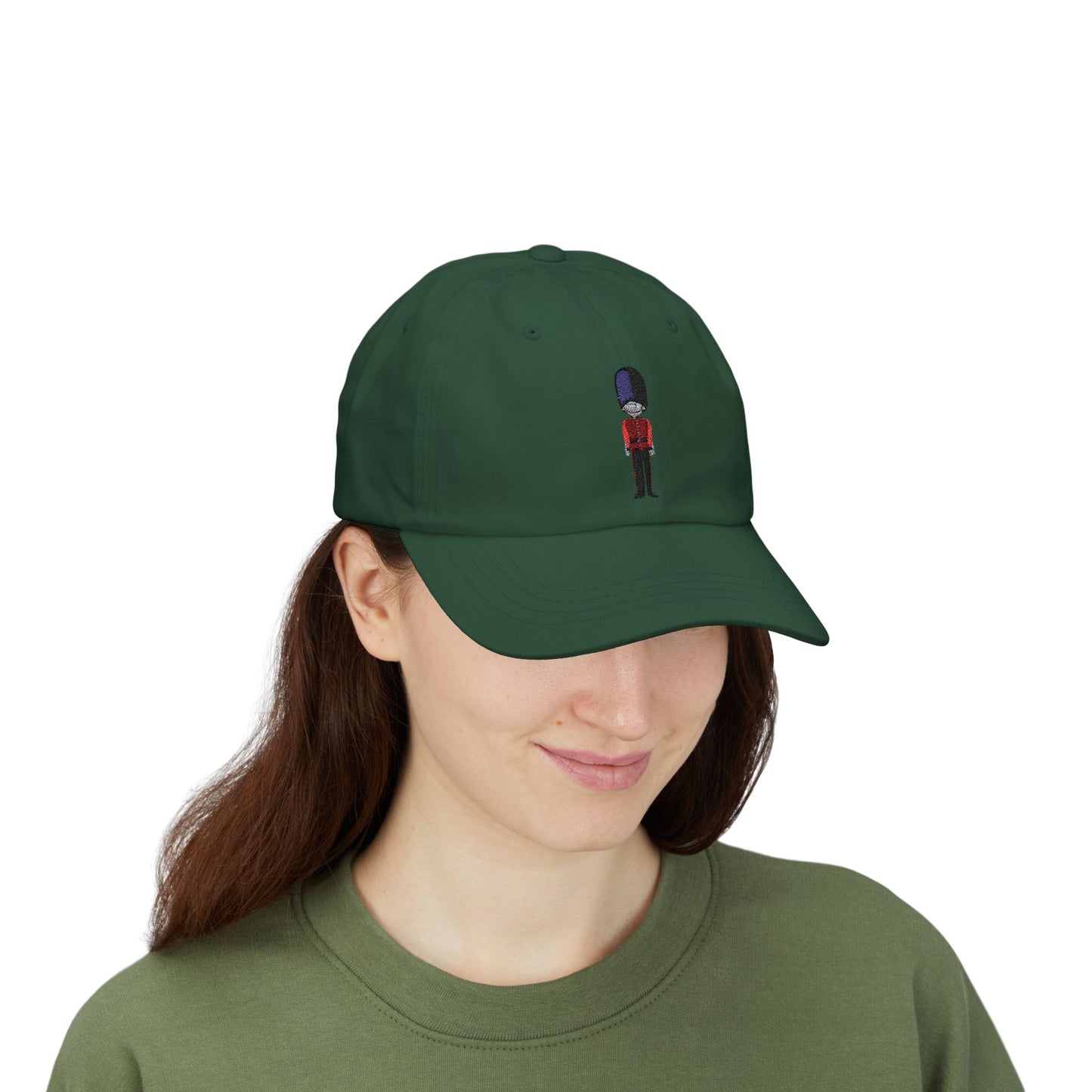 Classic Dad Cap with Guard Design, Dad Hat, Casual Cap, Gift for Dad, Summer Accessory, Birthday Present, Unisex Headwear