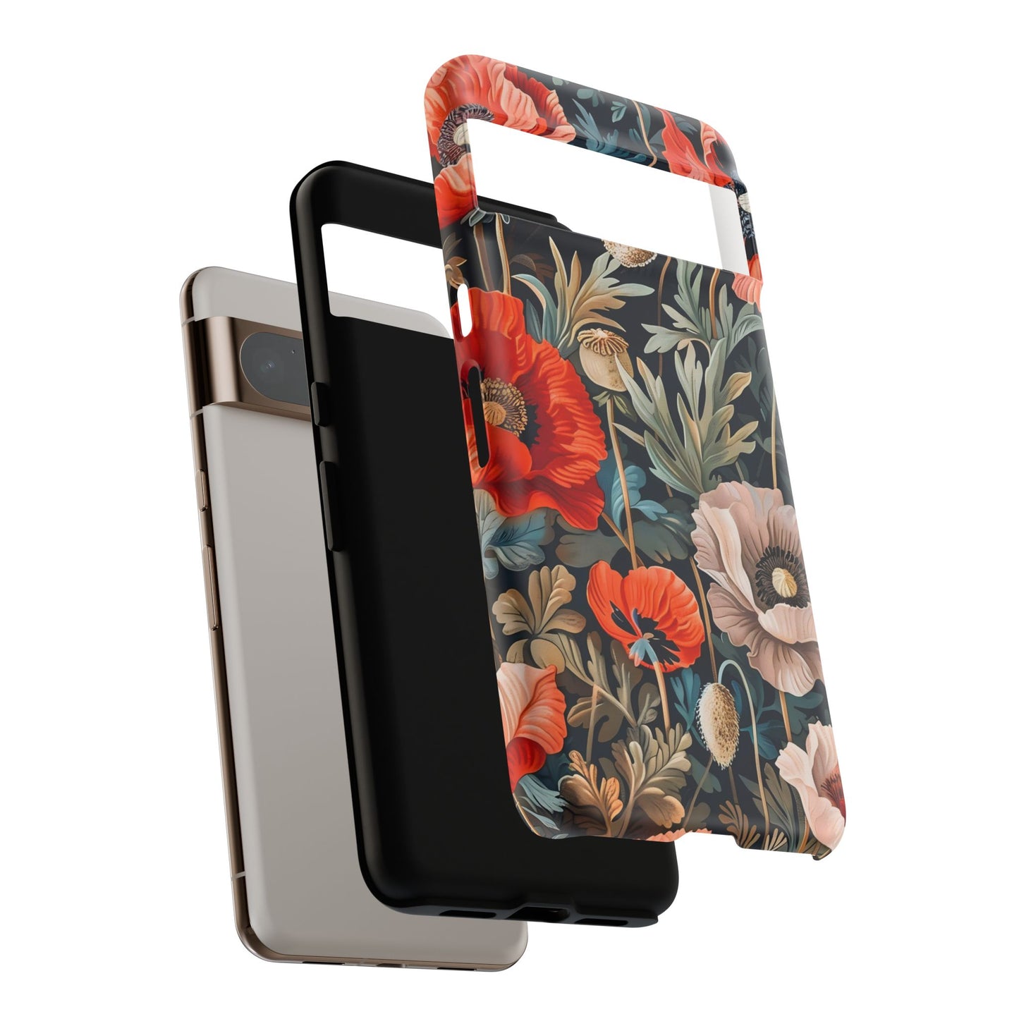 Floral Phone Case - Tough Cases, Flower Design, Chic Tech Accessories, Stylish Gifts, Unique Phone Protectors