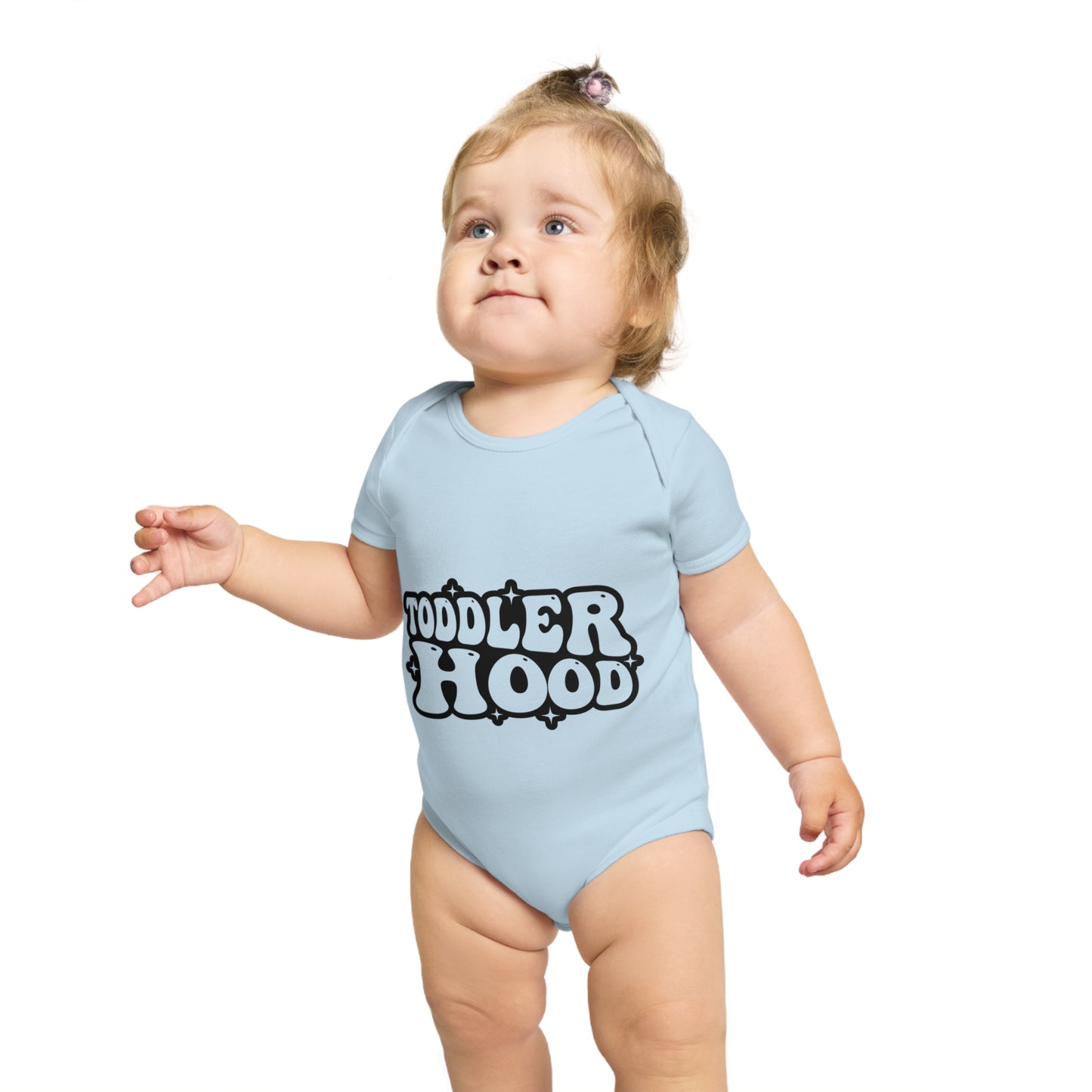 Toddler Hood Short Sleeve Baby Bodysuit - Fun and Playful Infant Outfit