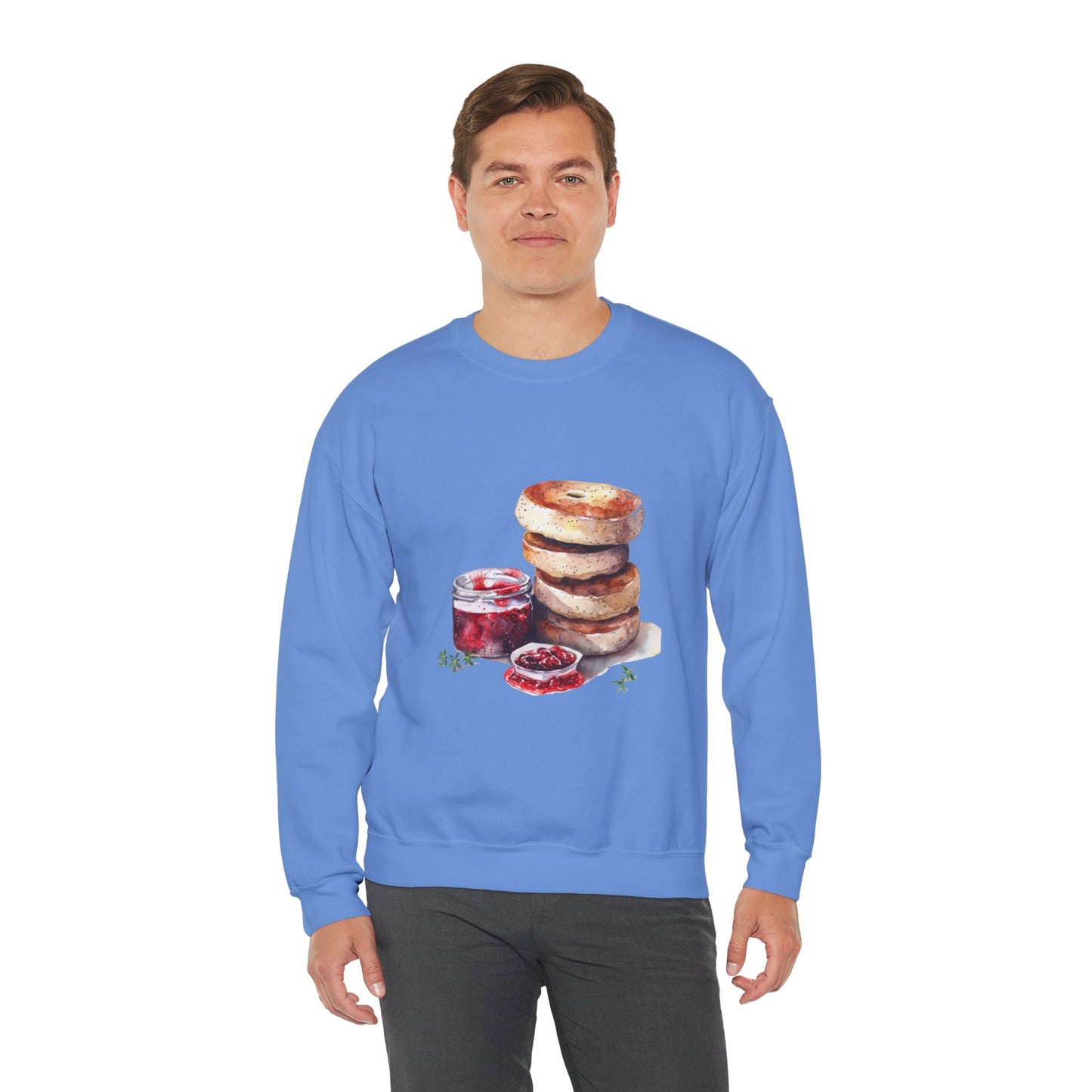 Unisex Heavy Blend™ Crewneck Sweatshirt Classy - Delightful British Food
