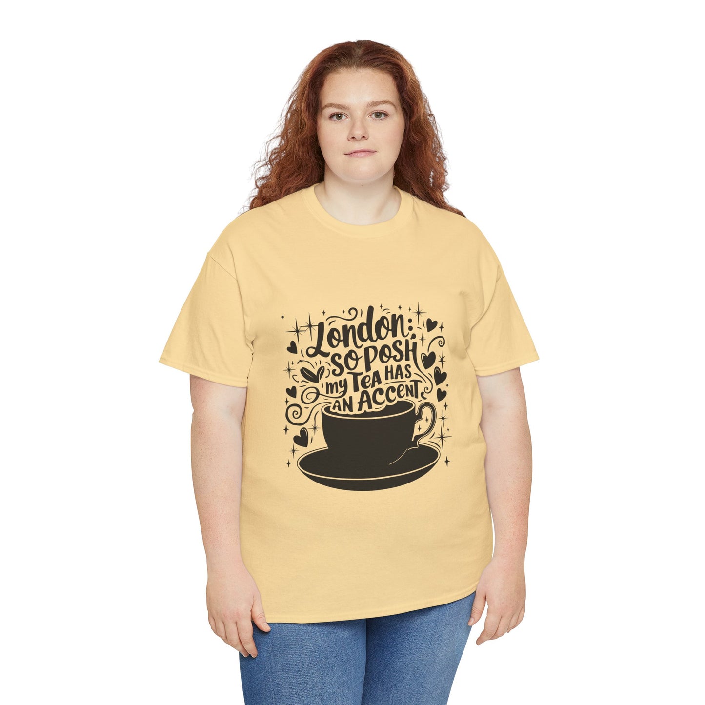 Unisex Heavy Cotton Tee - London's Nostalgic Tea