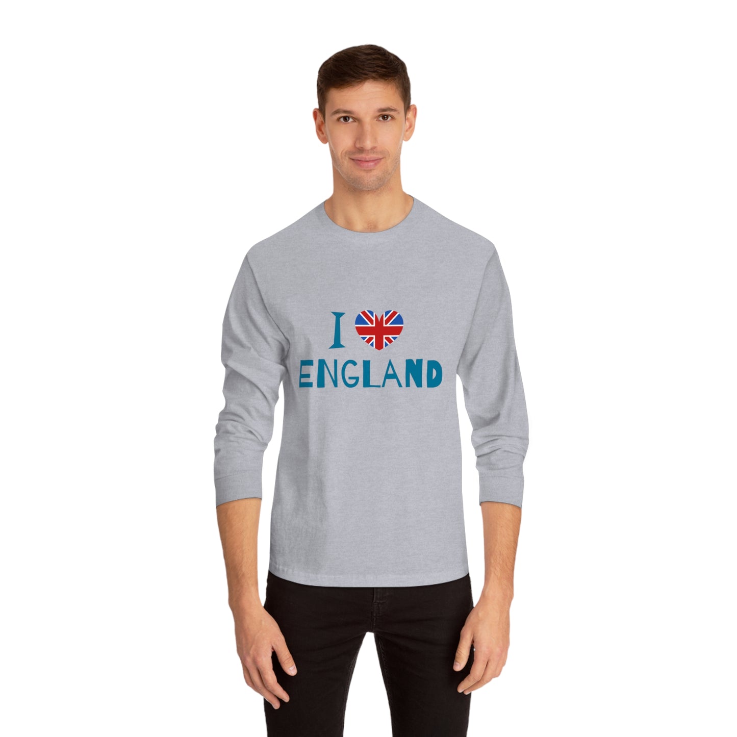 Unisex Classic Long Sleeve T-Shirt - I Love England