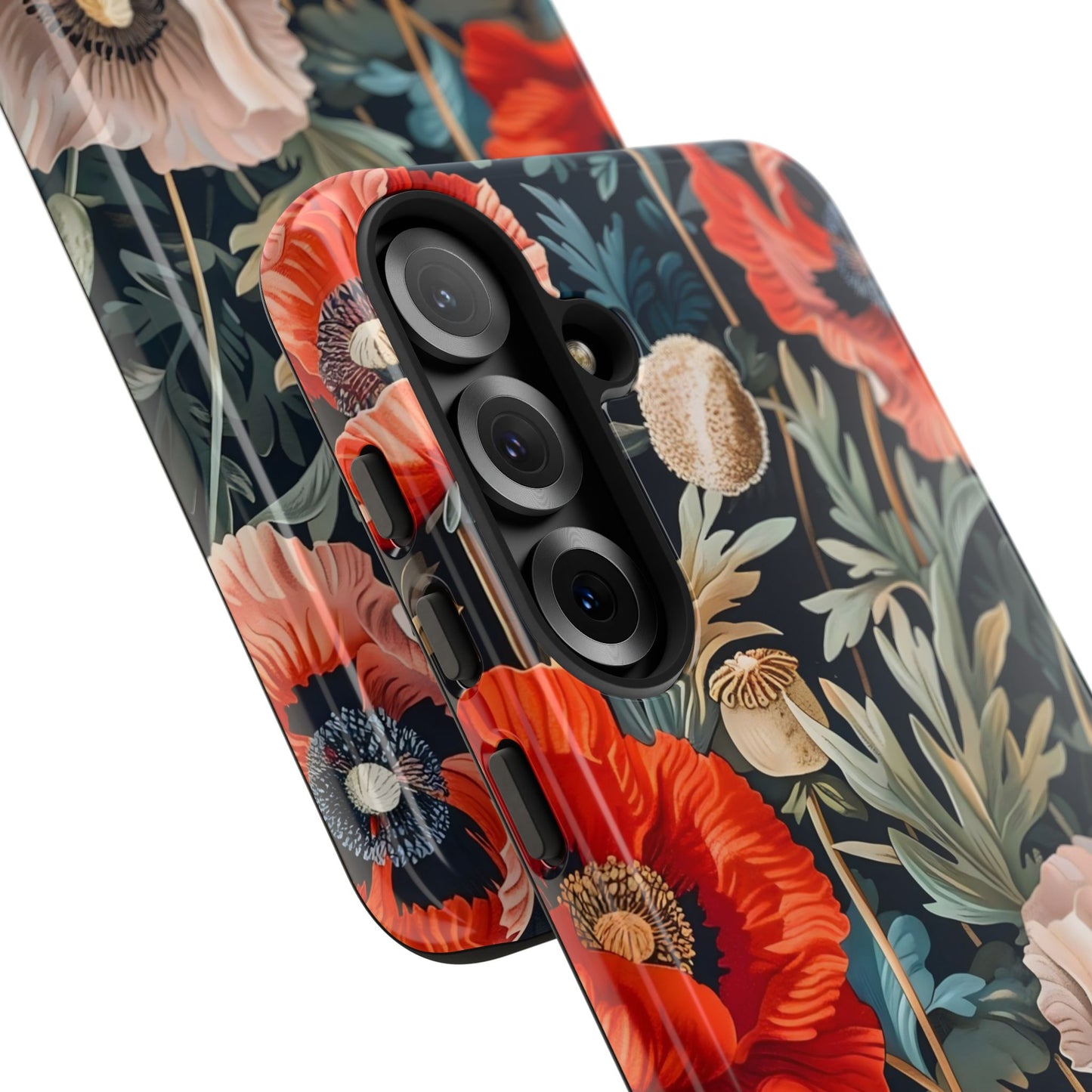 Floral Phone Case - Tough Cases, Flower Design, Chic Tech Accessories, Stylish Gifts, Unique Phone Protectors