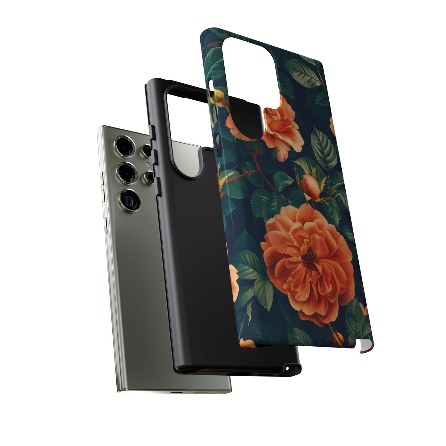 Floral Phone Case, Tough Cases for Nature Lovers, Botanical Design, Phone Protection, Gift for Her, Trending Floral Accessories
