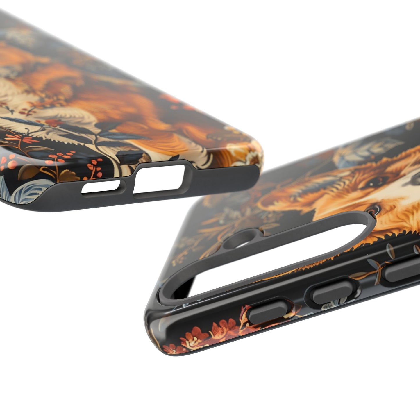 Corgi Floral Phone Case - Tough Cases for Dog Lovers, Cute Pet Accessories, Gift for Dog Owners, Floral Design, Personalized Tech Cover