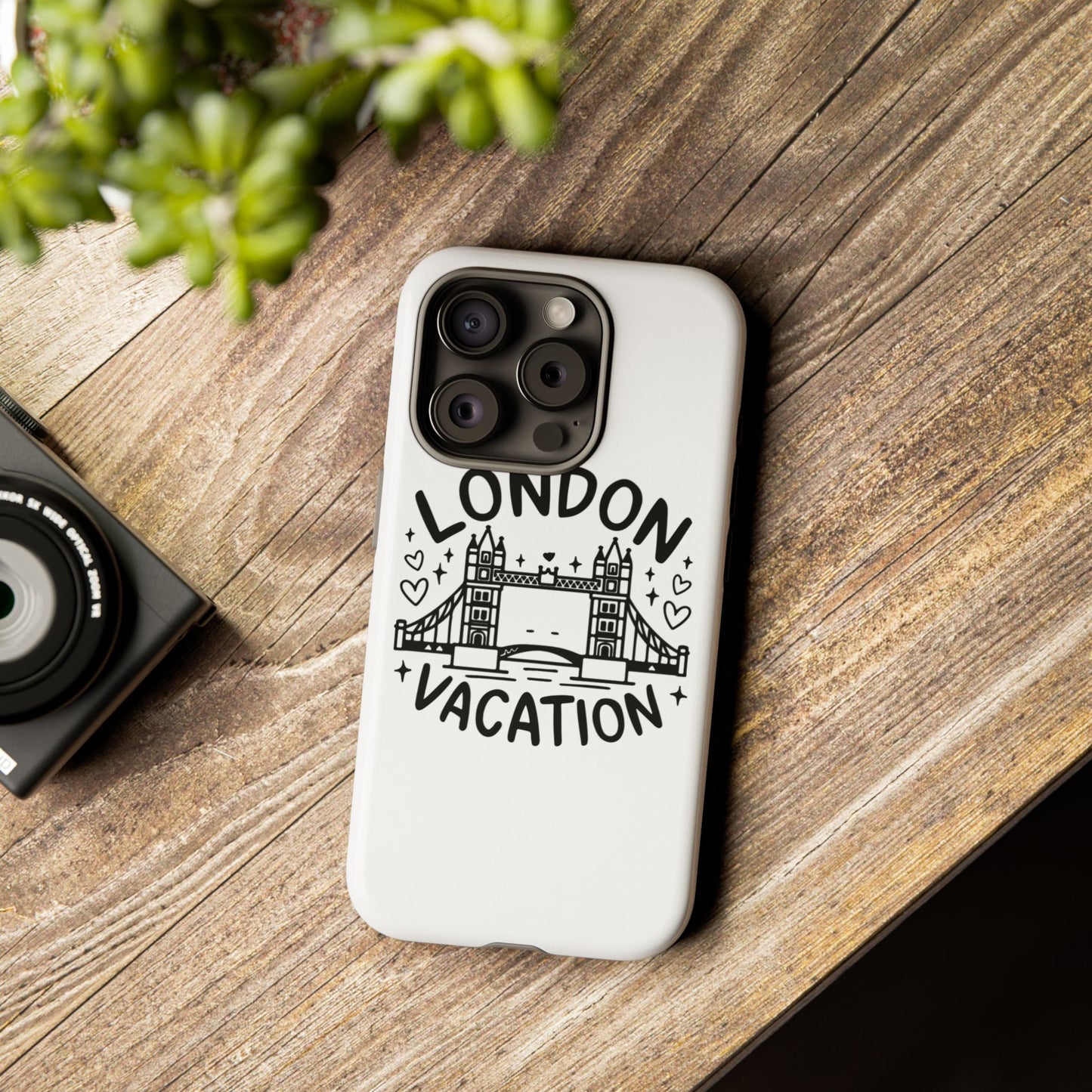 London Vacation Phone Case, Travel Accessories, Unique Gift, London Lover, Custom Phone Cover, Vacation Souvenir