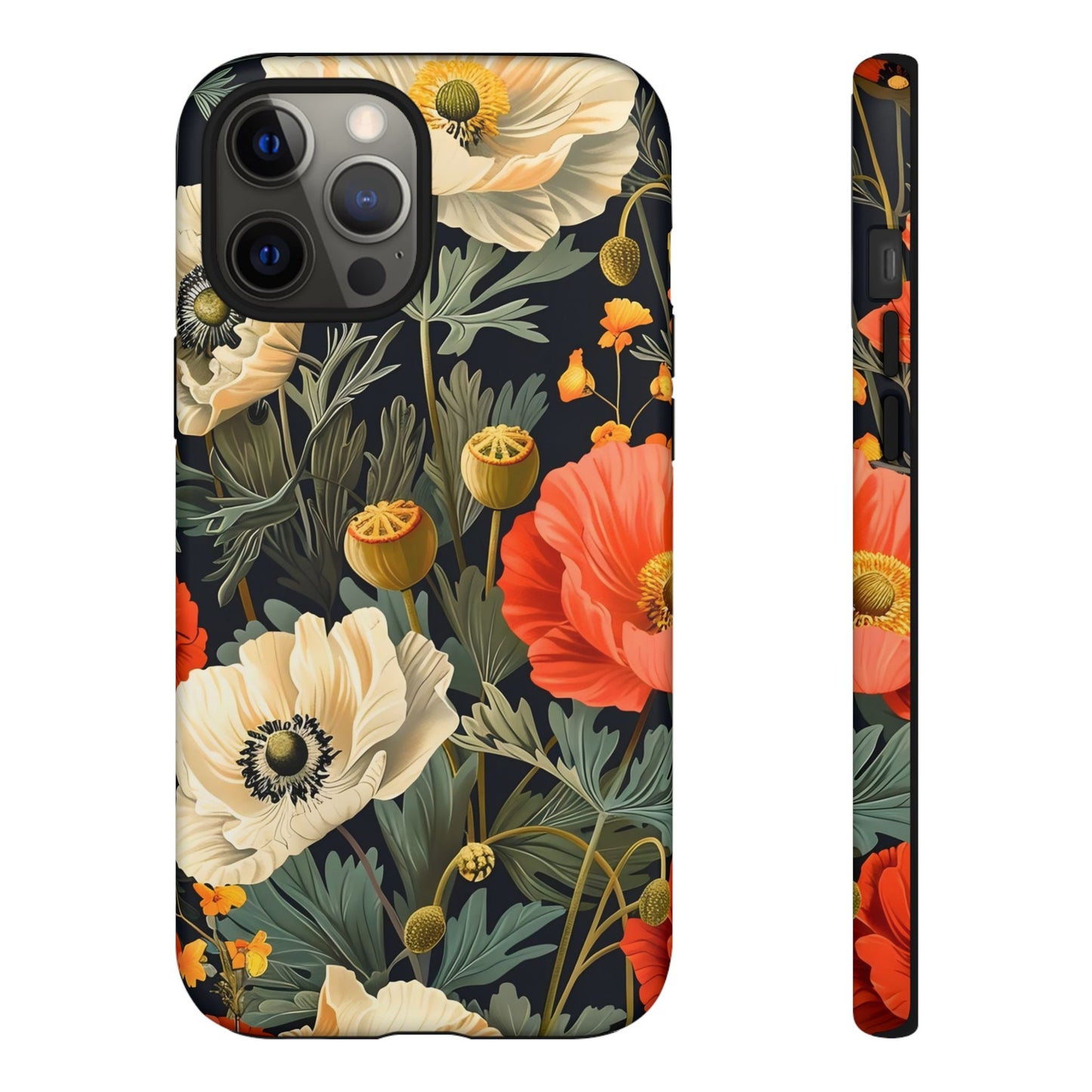 Floral Phone Case - Tough Cases with Vibrant Garden Design, Phone Accessory, Gift for Her, Spring Style, Nature Lover
